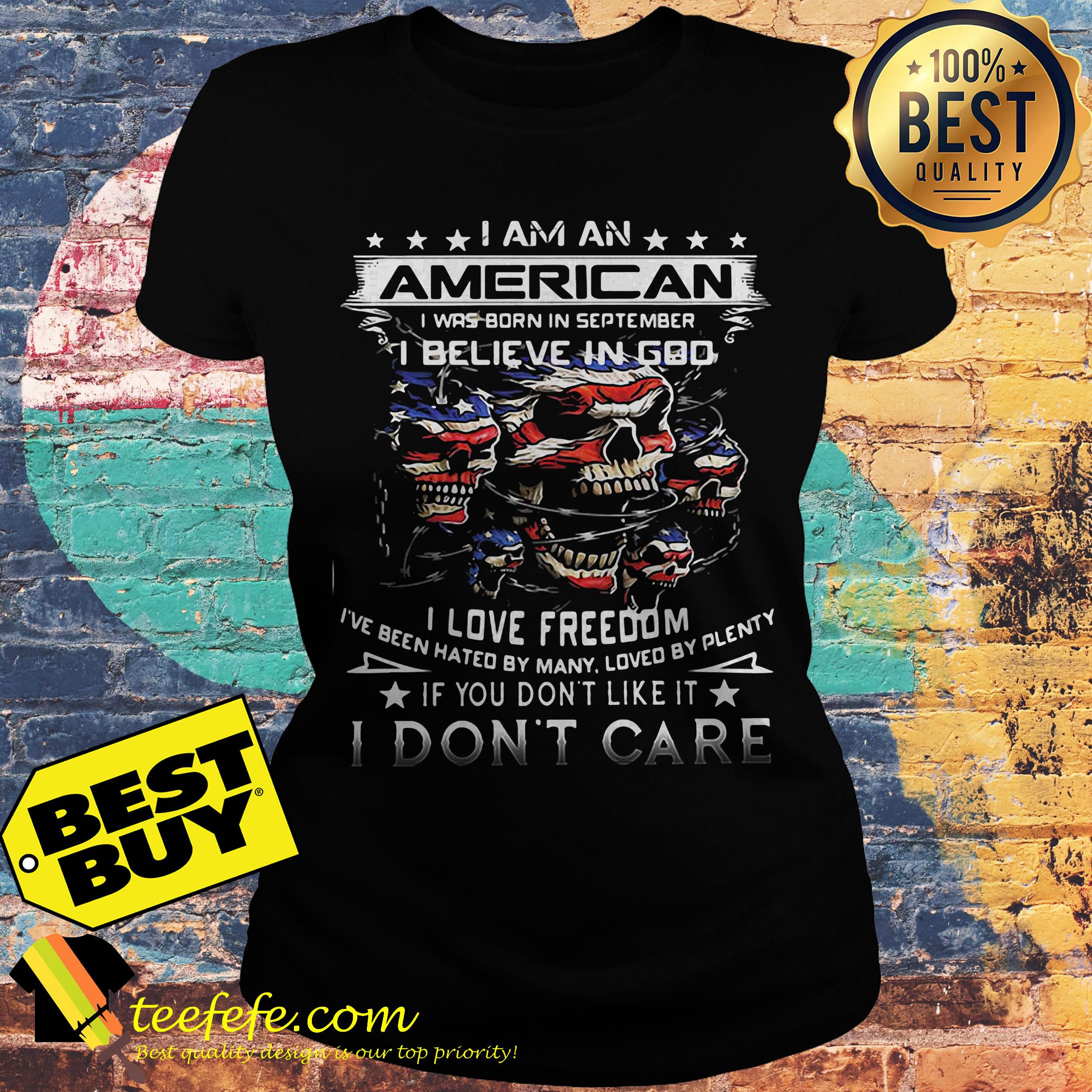 I Am An American September (Backside) Shirt I Am An American September (Backside) ladies tee
