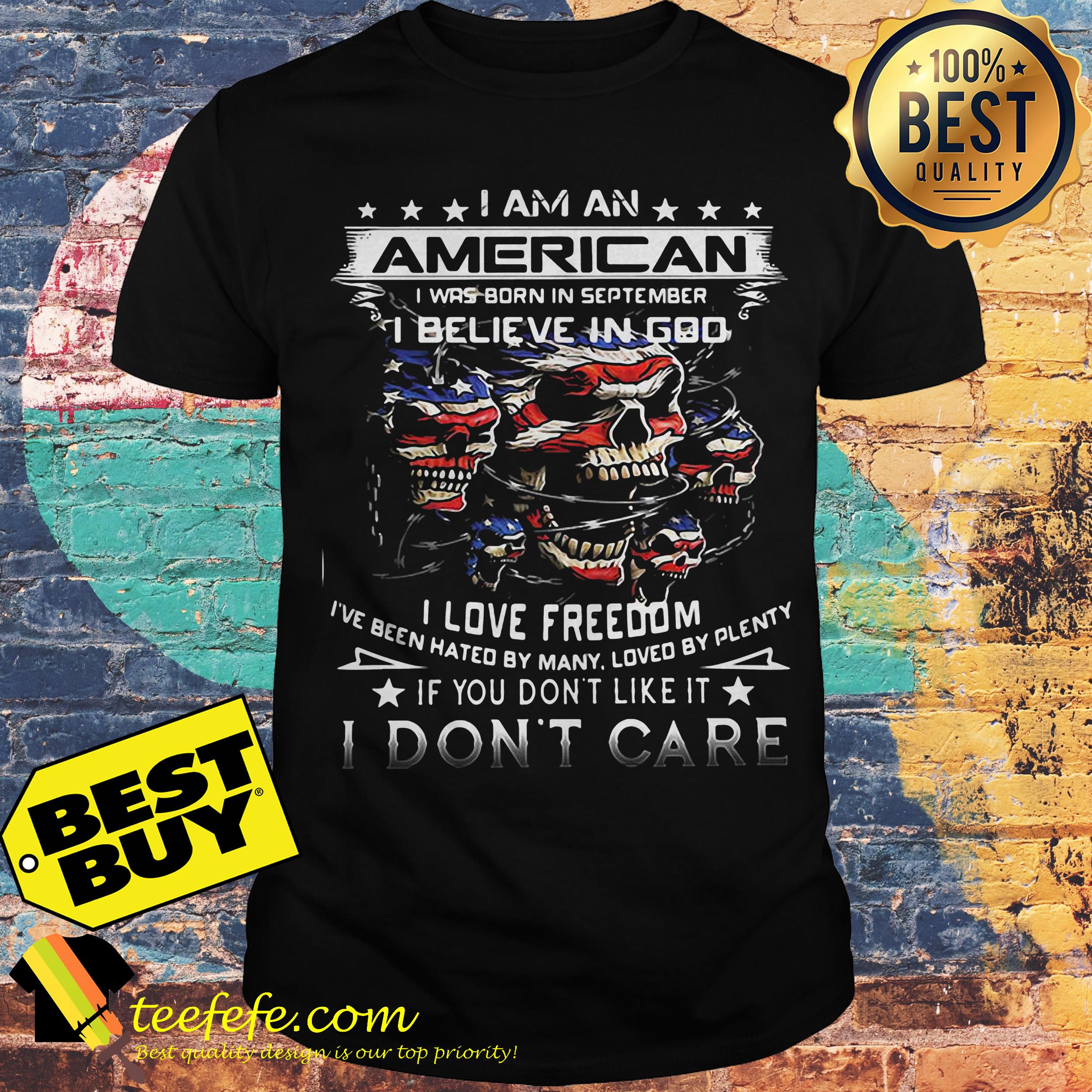 I Am An American September (Backside) Shirt