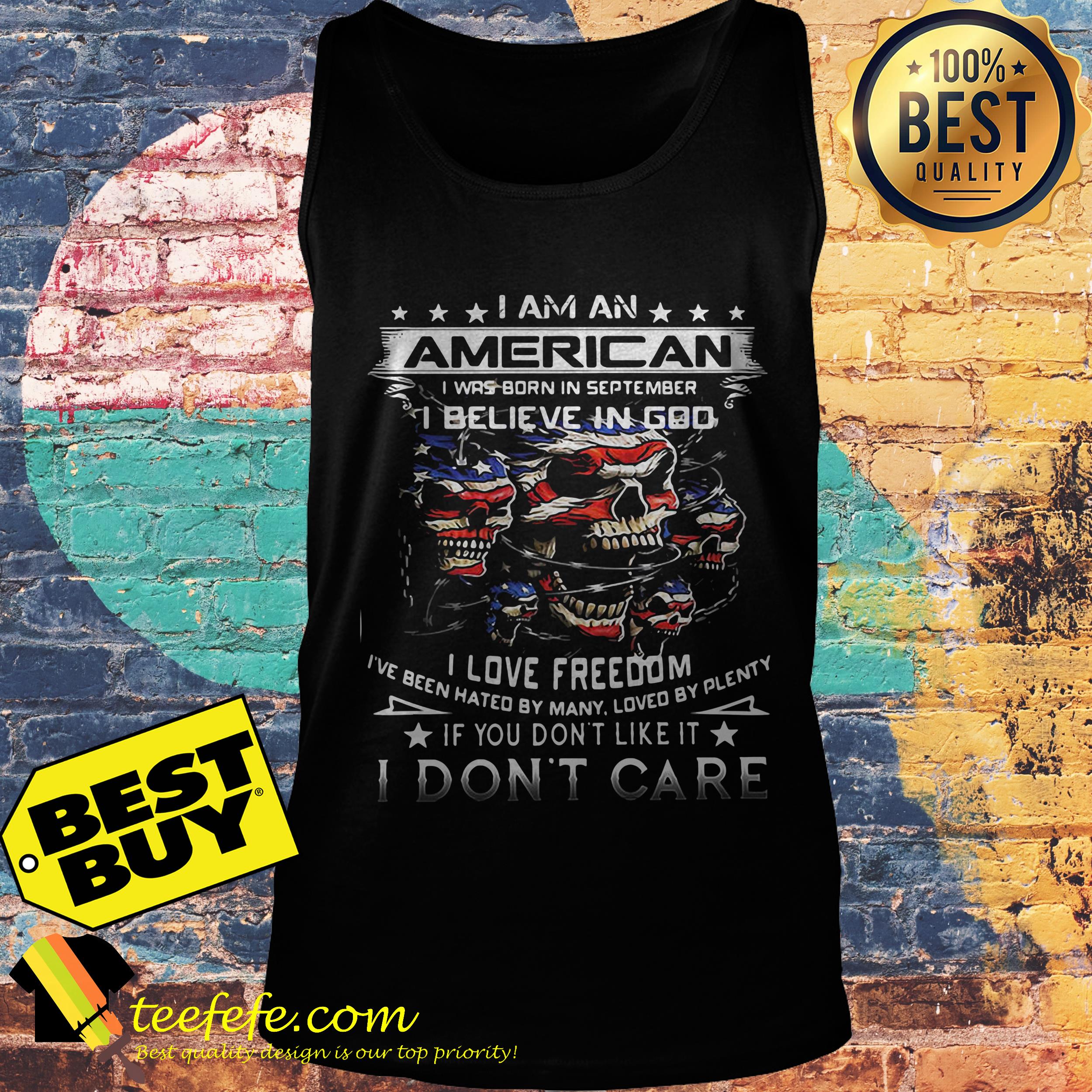 I Am An American September (Backside) Shirt I Am An American September (Backside) tank top