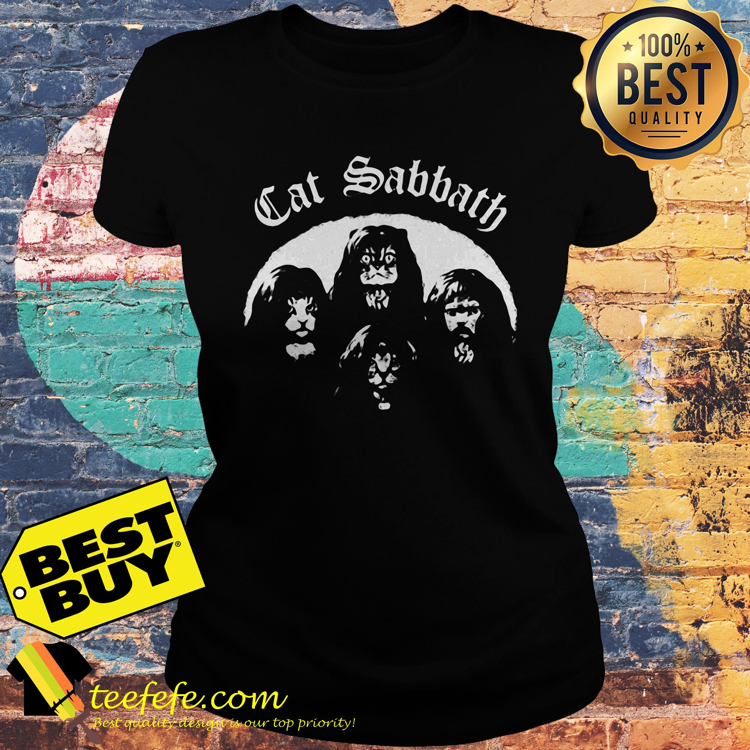 Cat Sabbath Black Sabbath ladies tee