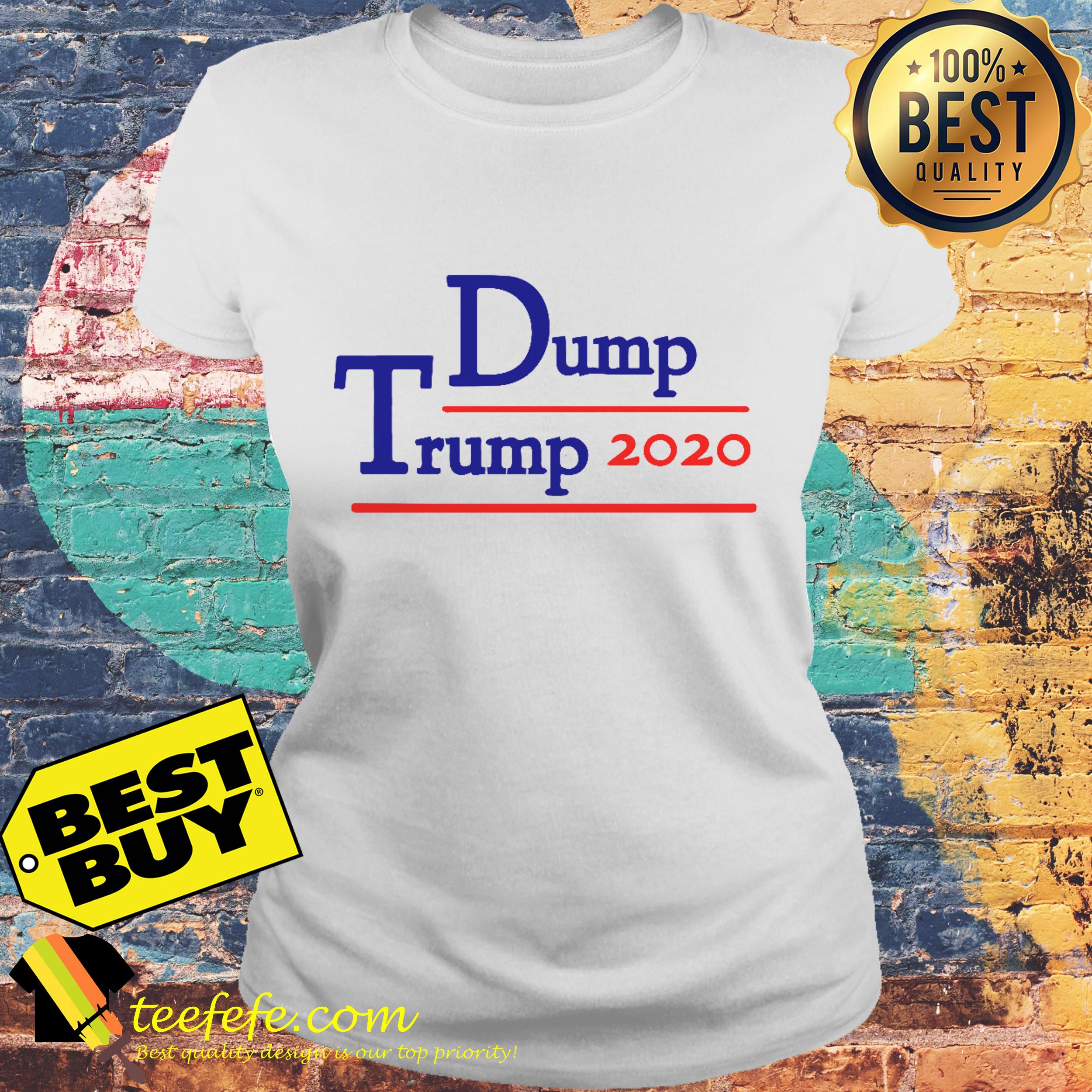 Dump Trump 2020 election ladies tee