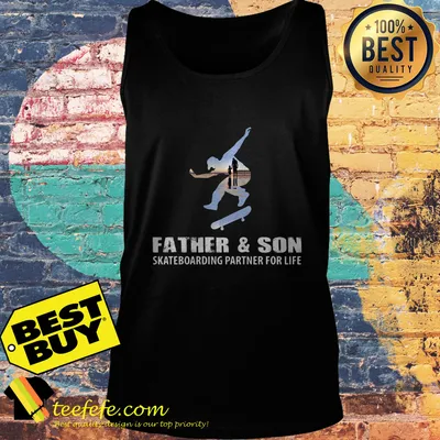 Father and son skateboarding partner for life shirt