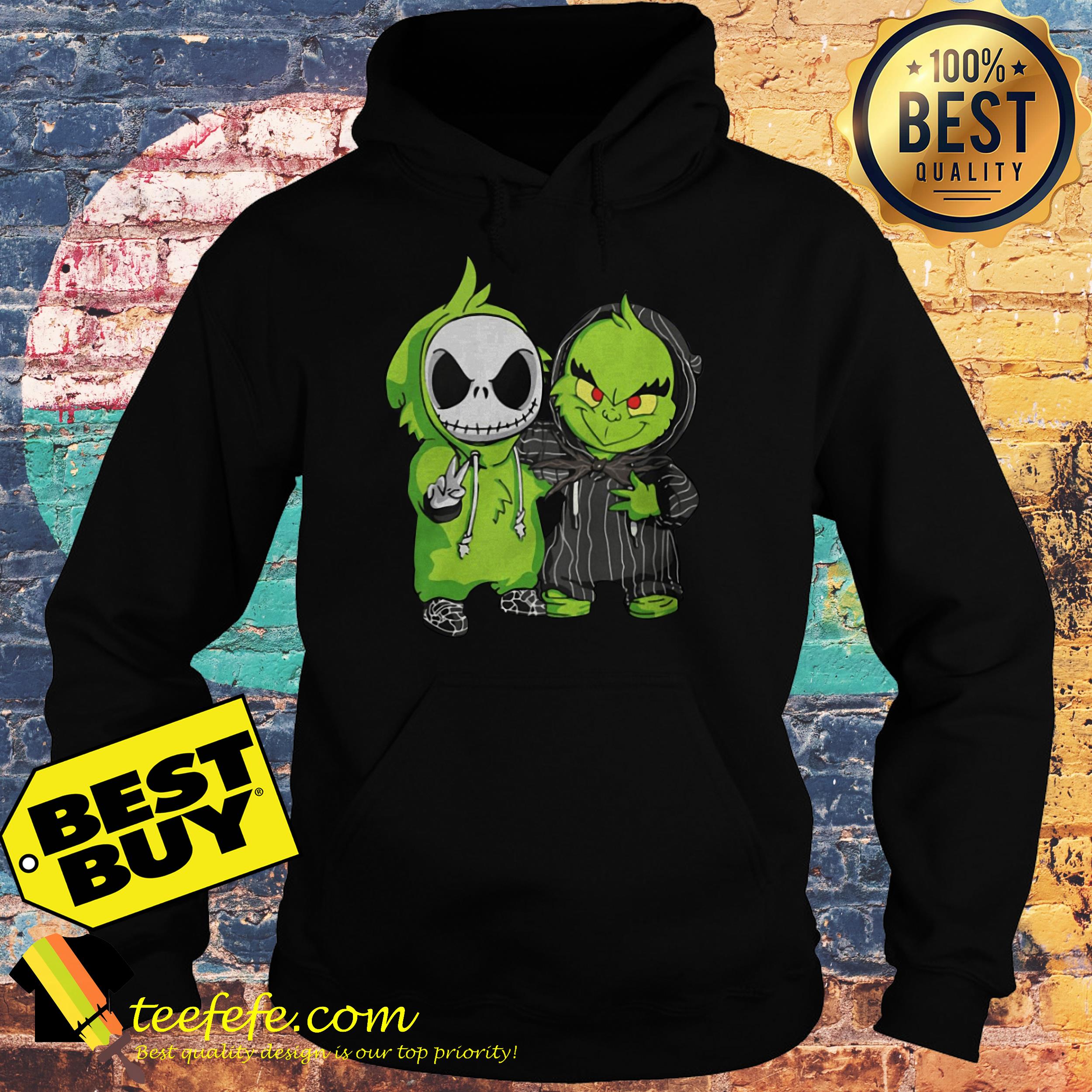 Jack Skellington and Grinch hoodie