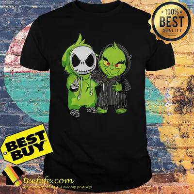 Jack Skellington and Grinch shirt