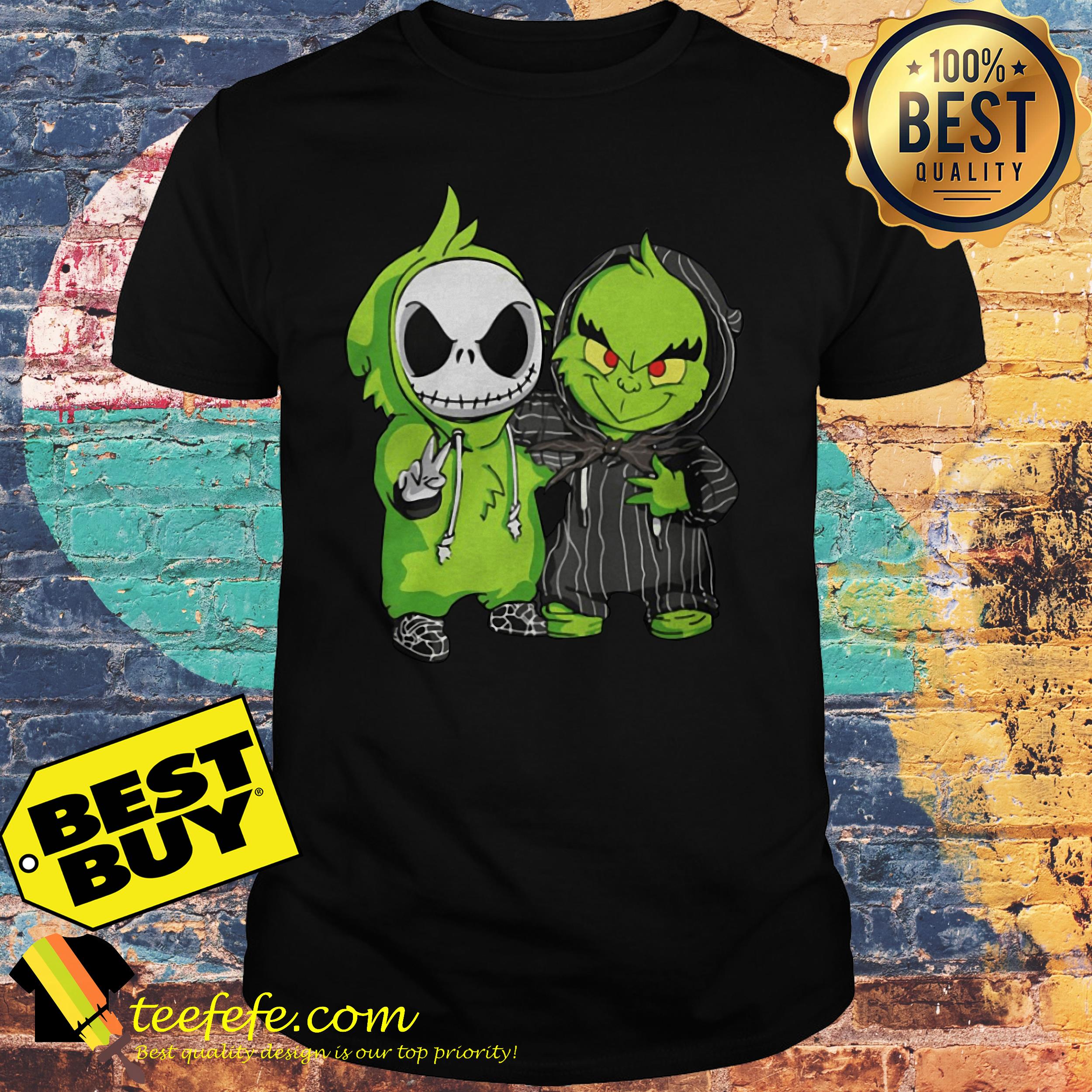 Jack Skellington and Grinch shirt