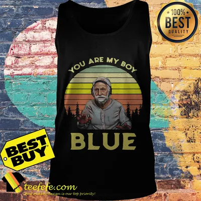 Joseph Blue Pulaski you are my boy Blue Old School retro tank top