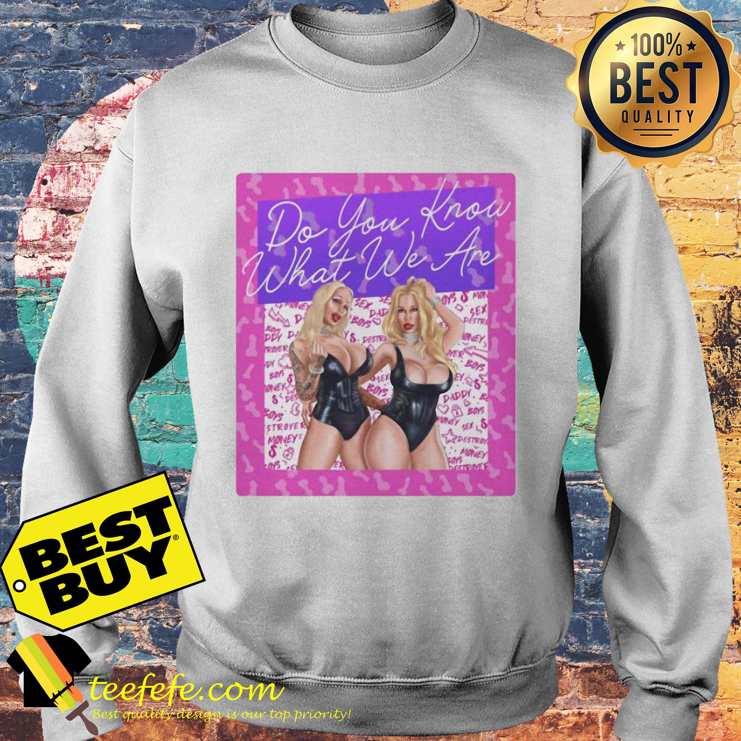 Rebecca More & Sophie Anderson destroyers do you know what you are sweatshirt