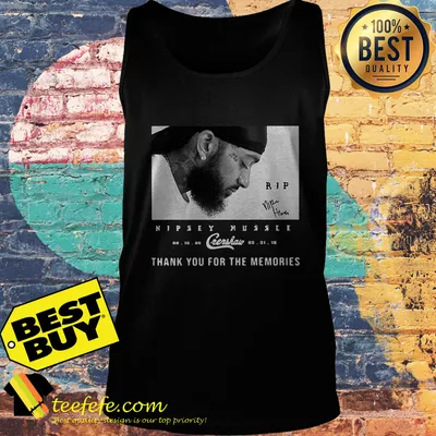 RIP Nipsey Hussle Crenshaw 08 15 85 03 31 19 thank you for the memories tank top