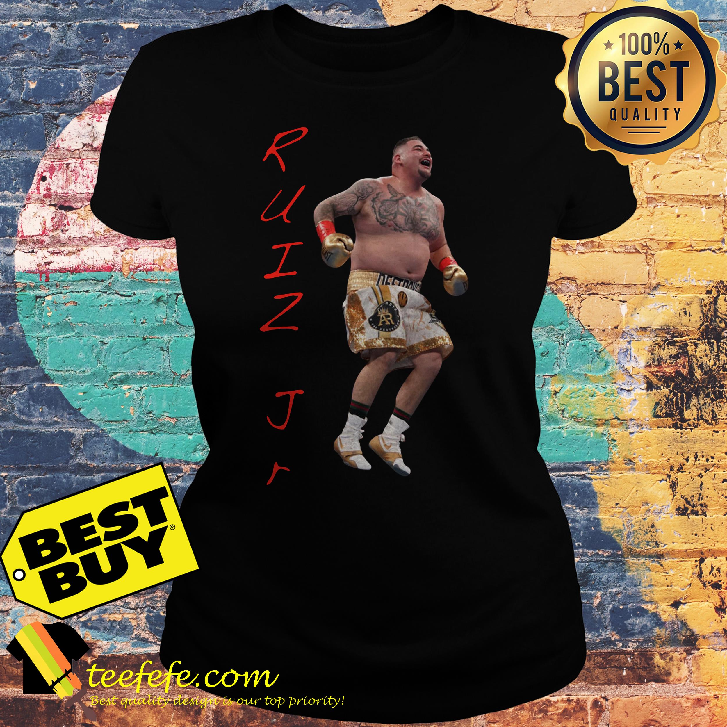Ruiz Jr Destroyer celebration shirt Ruiz Jr Destroyer celebration ladies tee