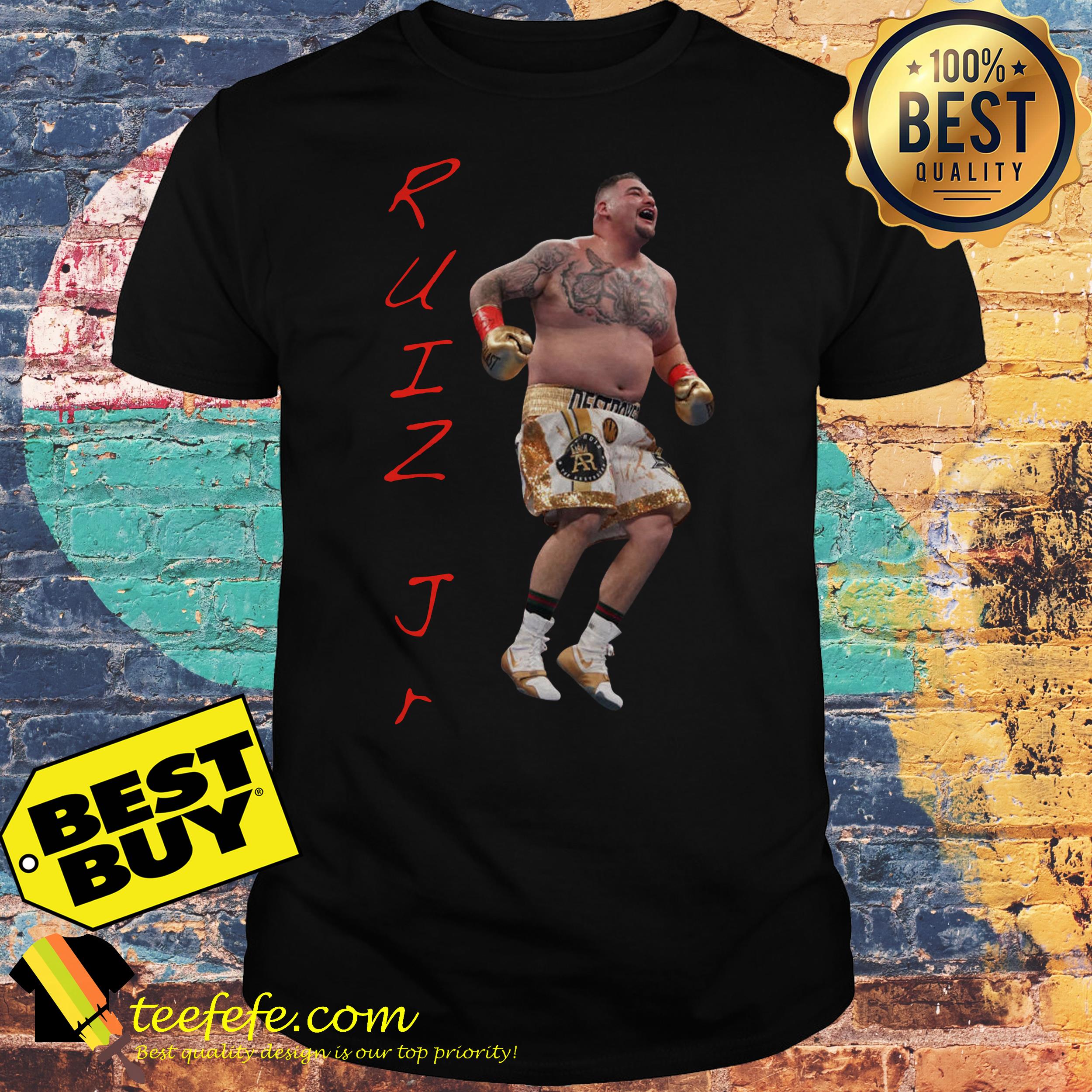 Ruiz Jr Destroyer celebration shirt