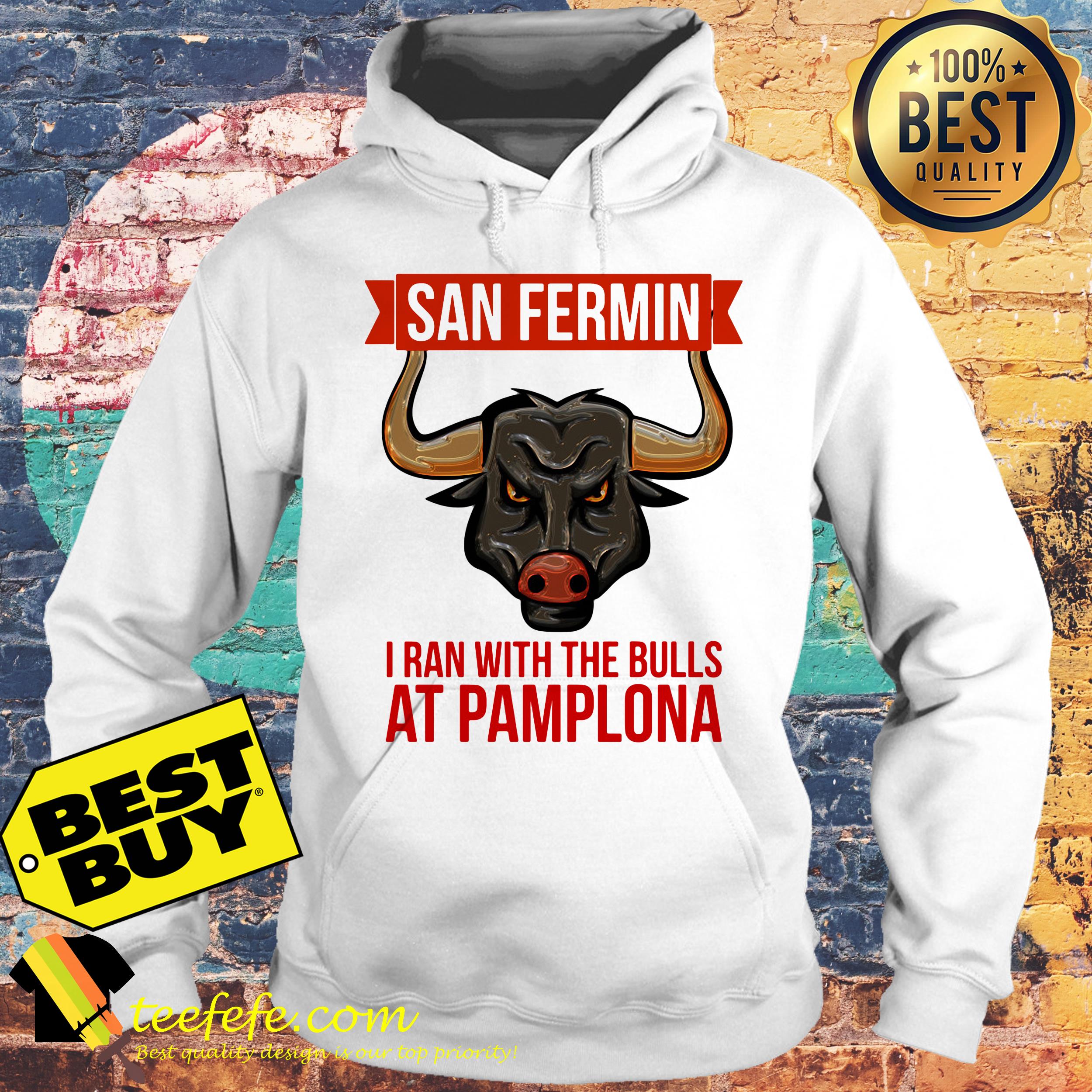 San Fermin Bull Run Festival Of Spain July 2019 Pamplona hoodie