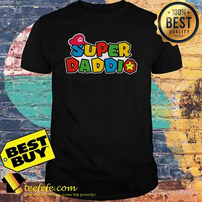 Super Daddio Super Mario Shirt