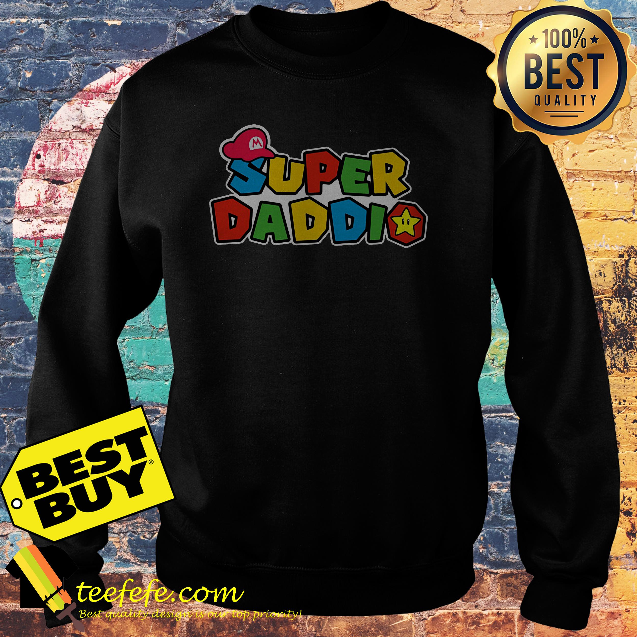 Super Daddio Super Mario sweatshirt