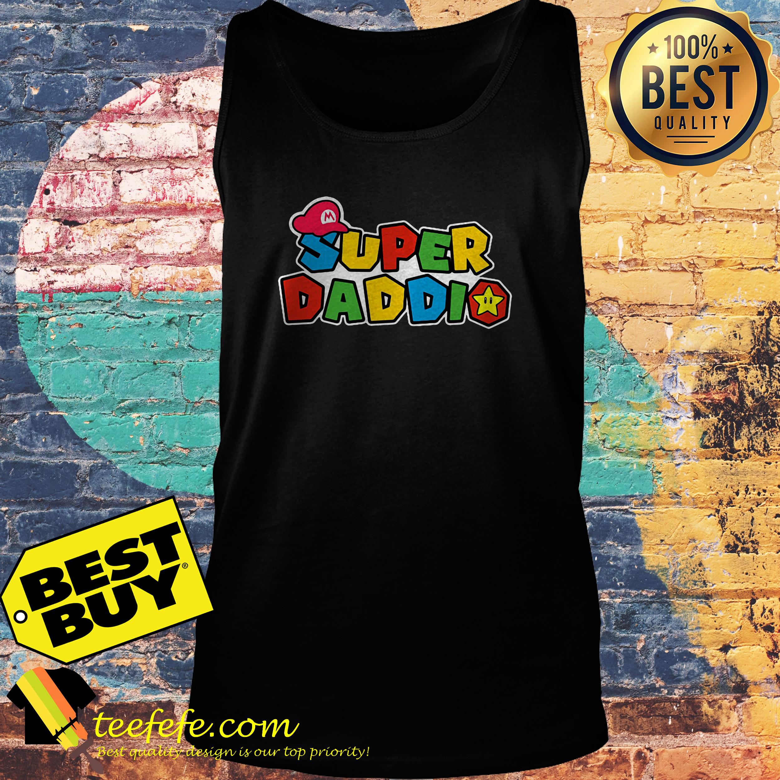 Super Daddio Super Mario tank top