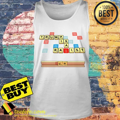 Trump is a racist Lizard Kween crossword tank top