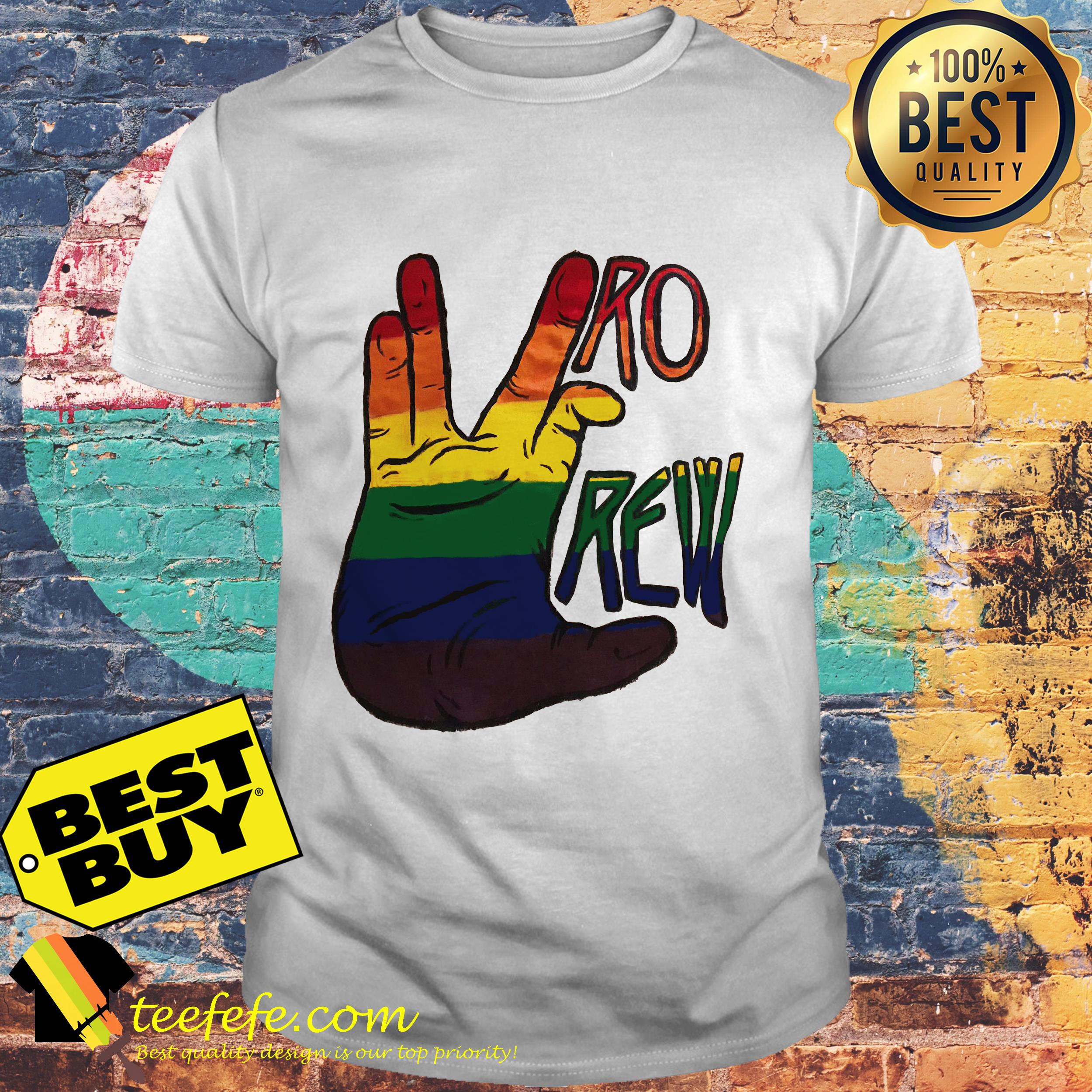 Vro Crew Signal LGBT shirt