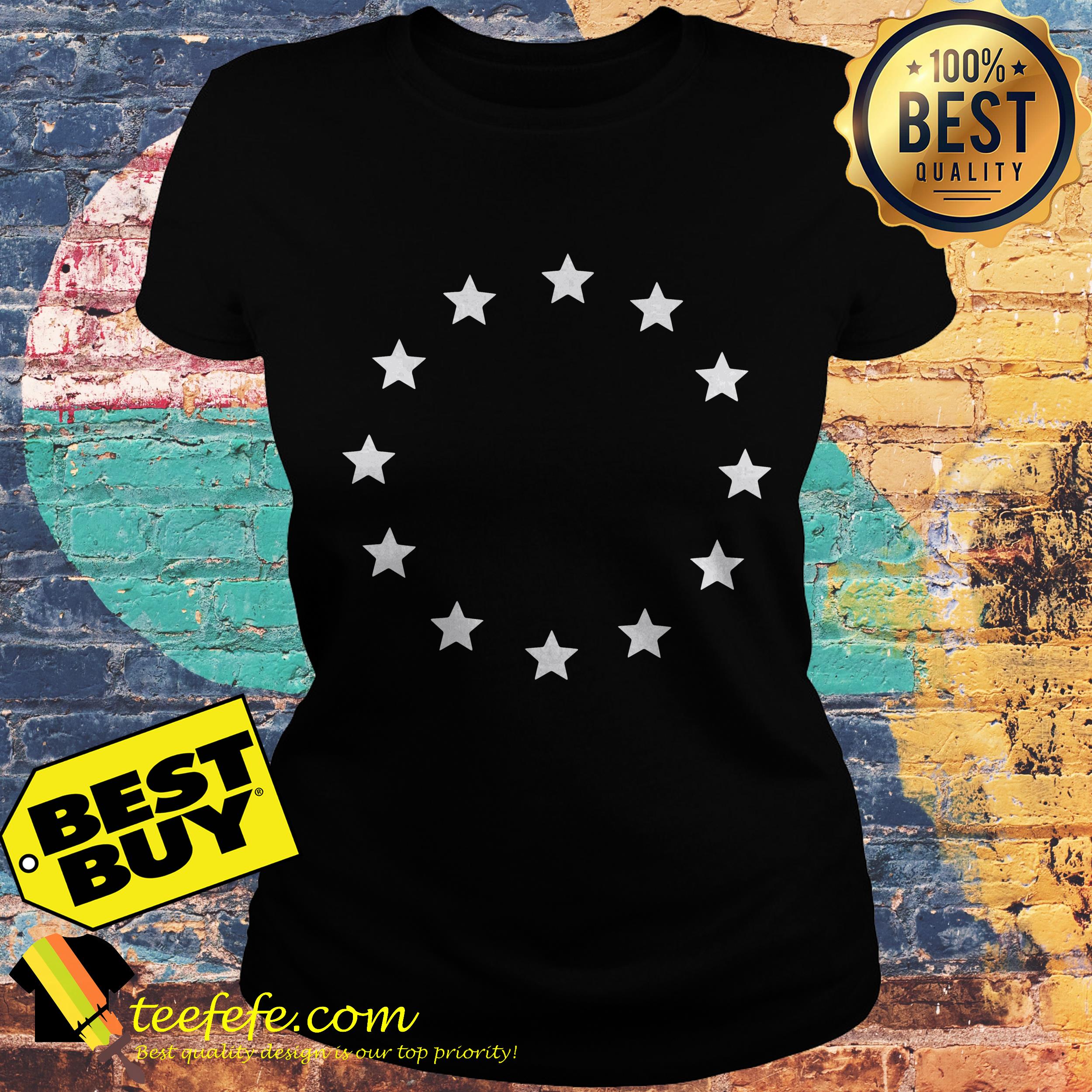 13 Colonies Star Betsy Ross Flag USA American ladies tee