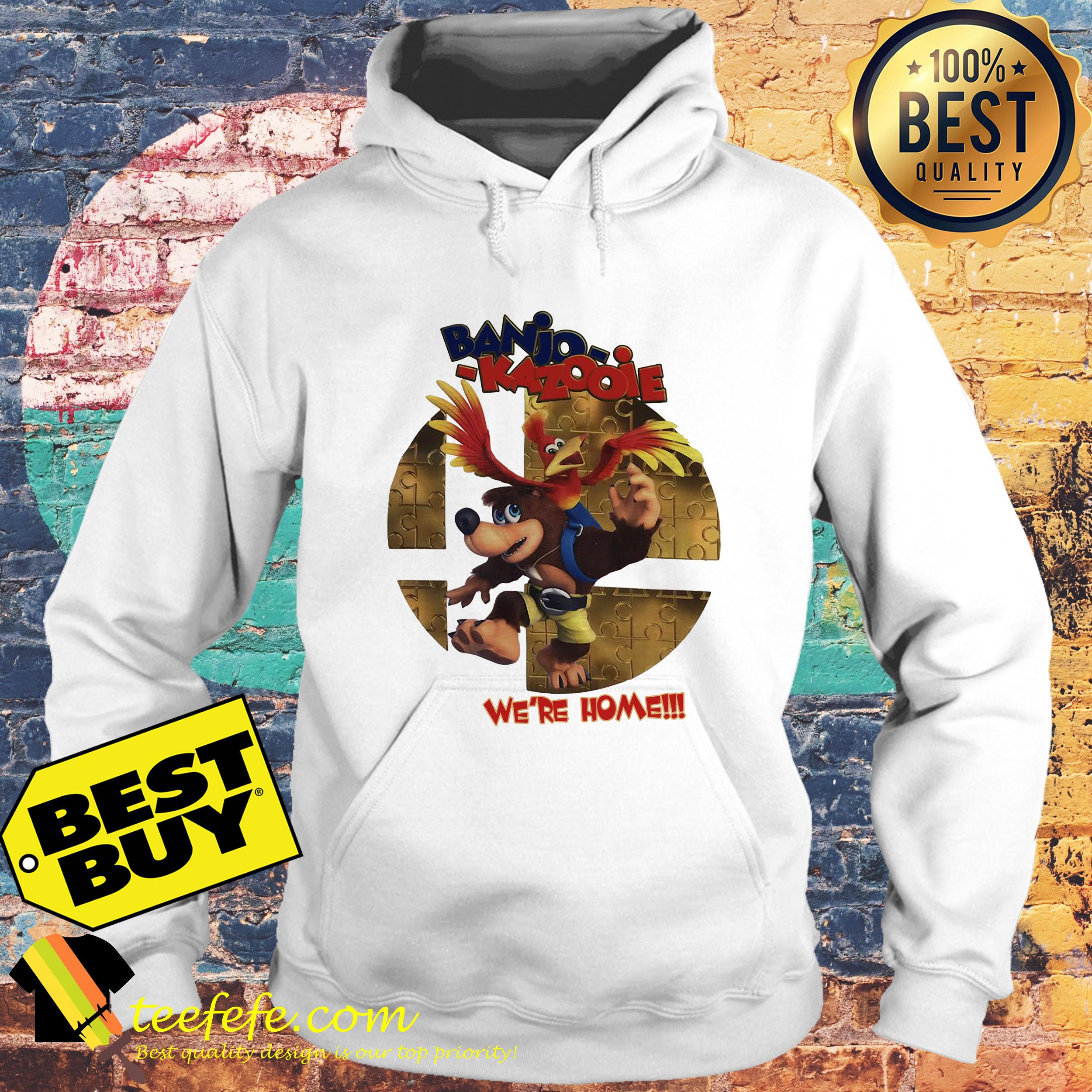 Banjo Kazooie we're home hoodie