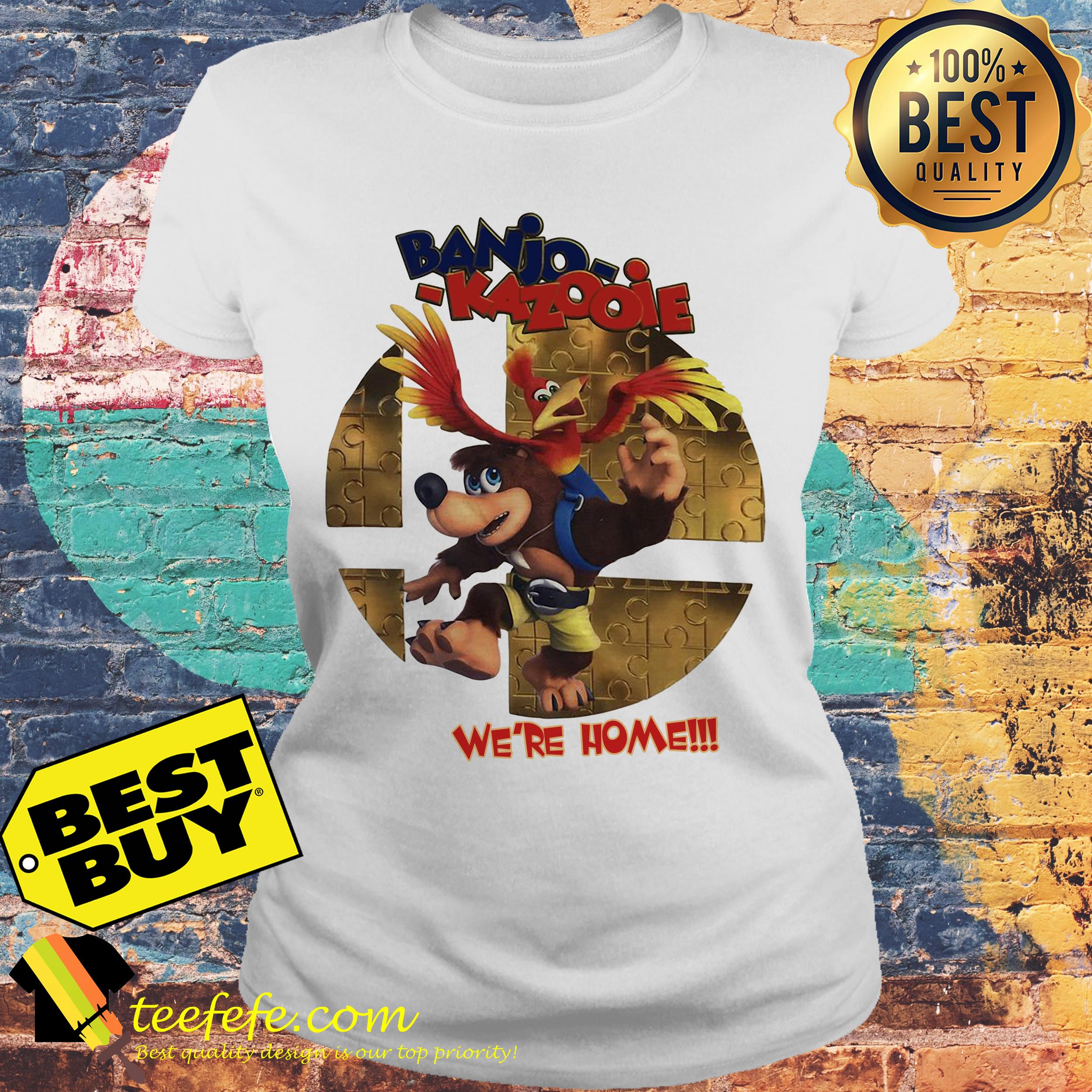 Banjo Kazooie we're home ladies tee