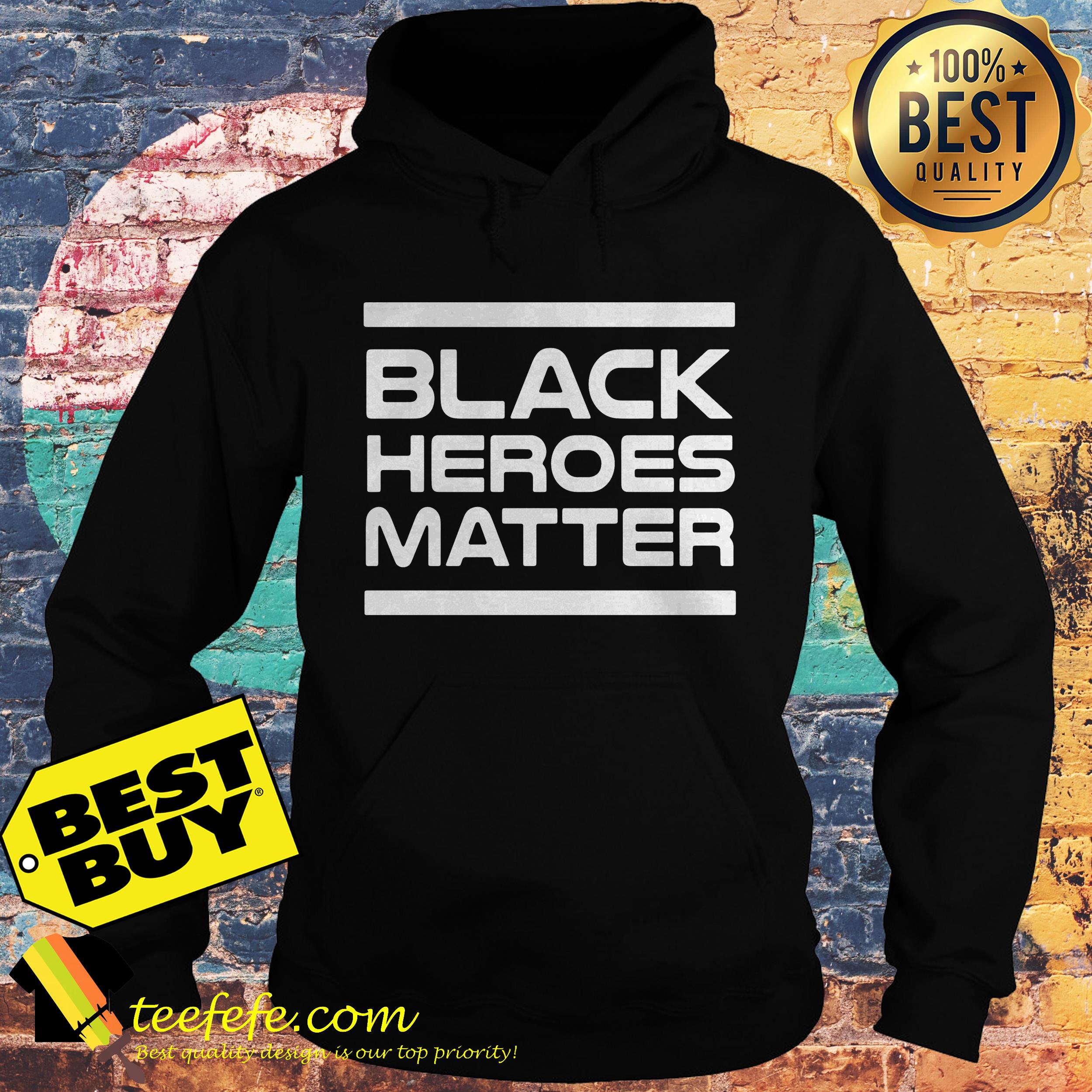 BHM black heroes matter hoodie