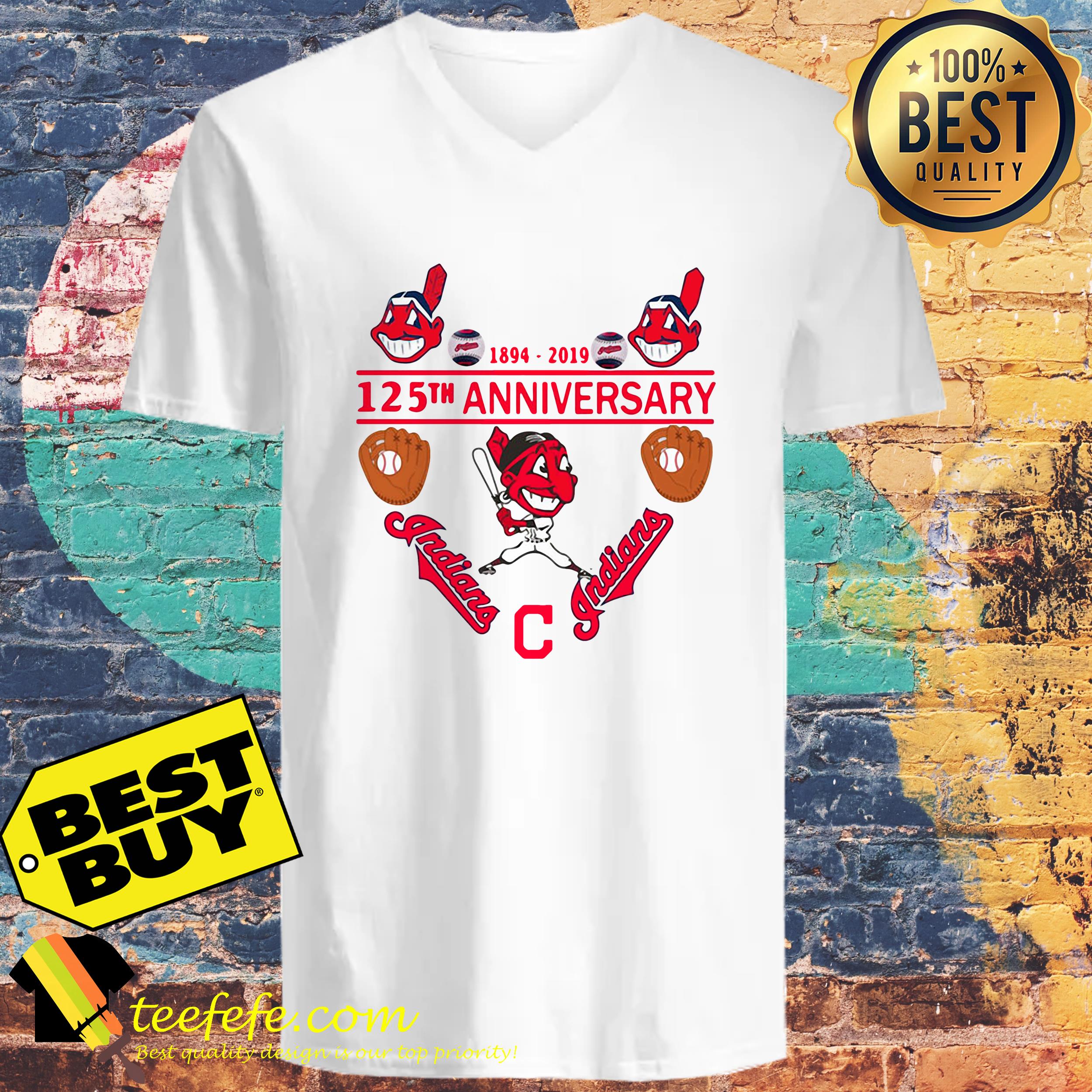 Cleveland Indians 125th Anniversary 1894 2019 v-neck