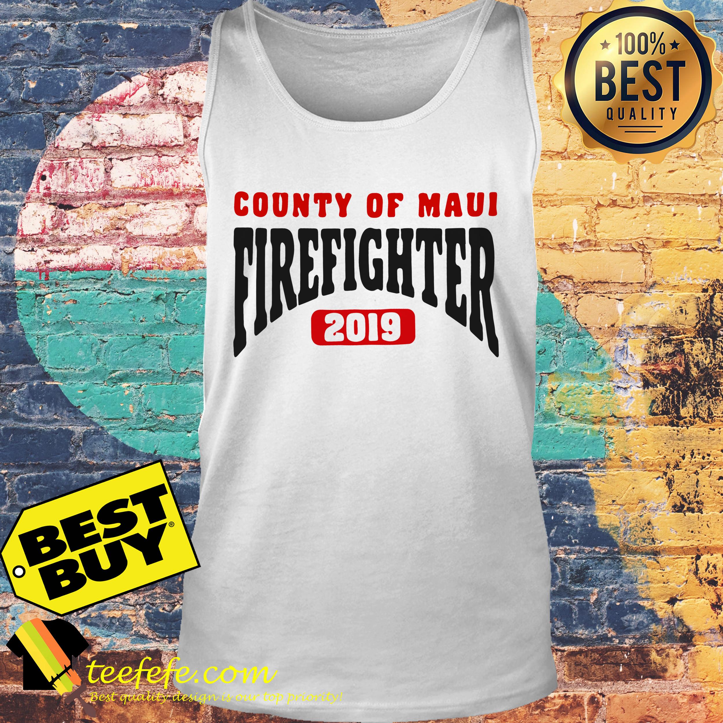 County of maui firefighter 2019 tank top