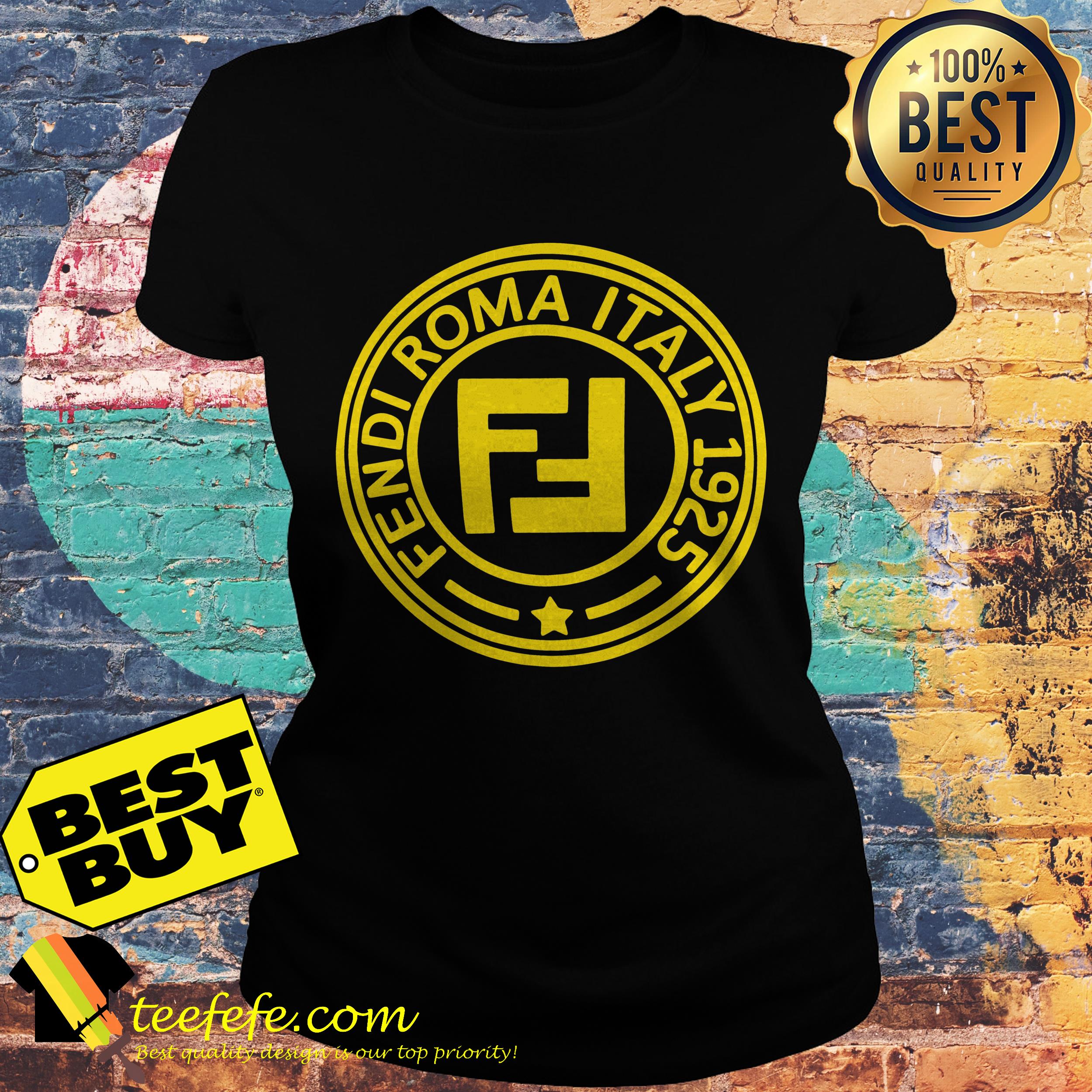 Fendi Roma Italy 1925 ladies tee