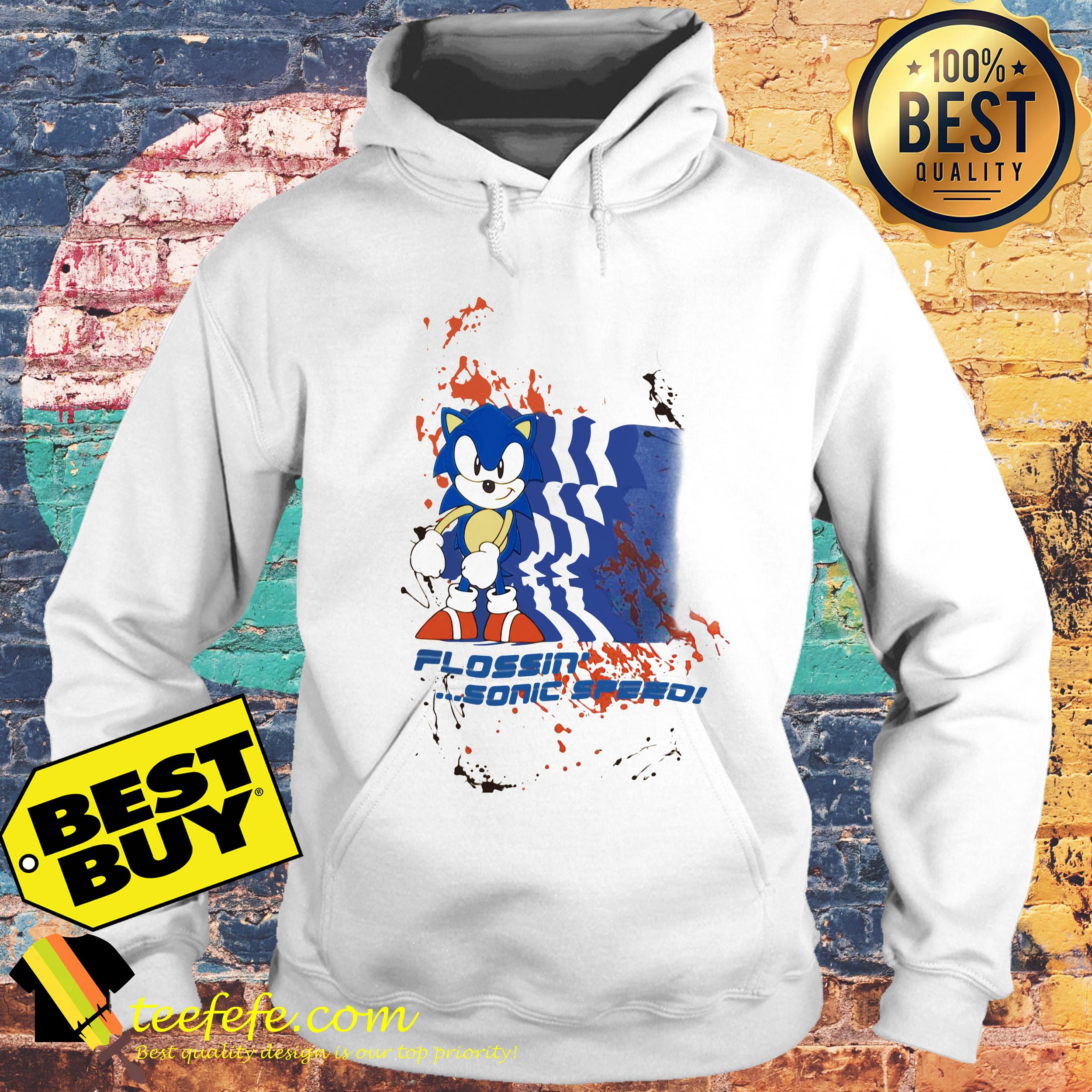 Flossin sonic speed hoodie