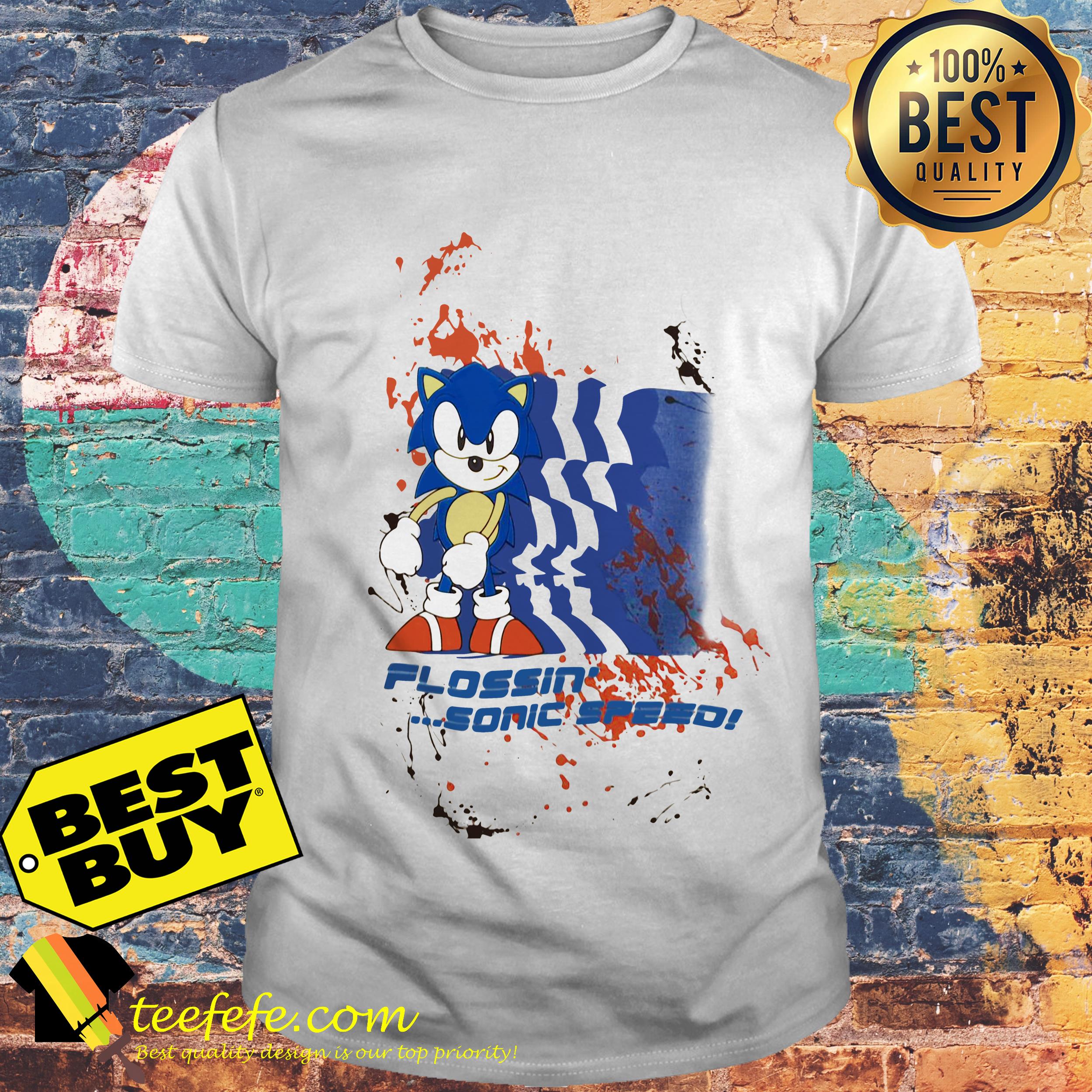 Flossin sonic speed shirt
