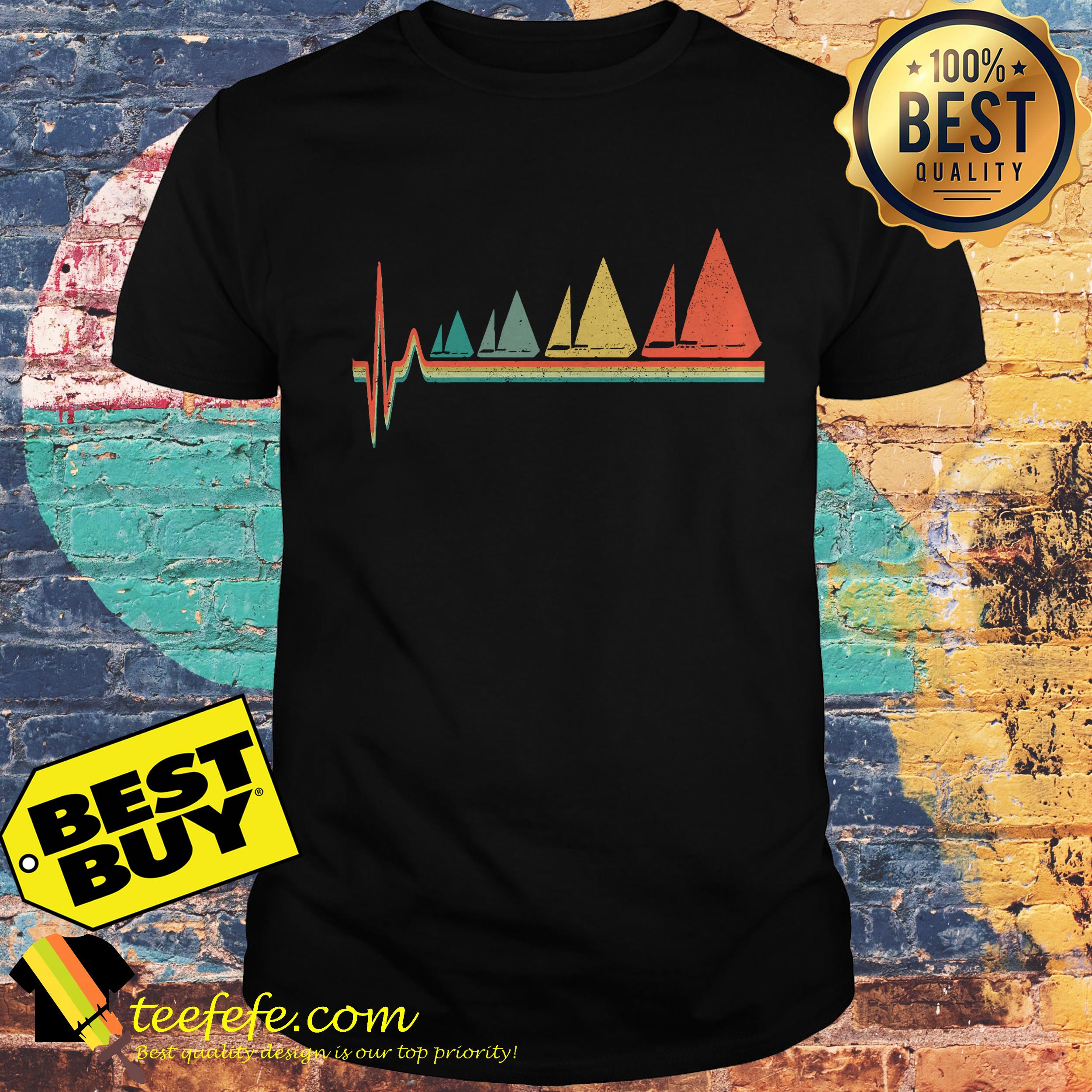 Geo Memphis Triangle pulse vintage shirt