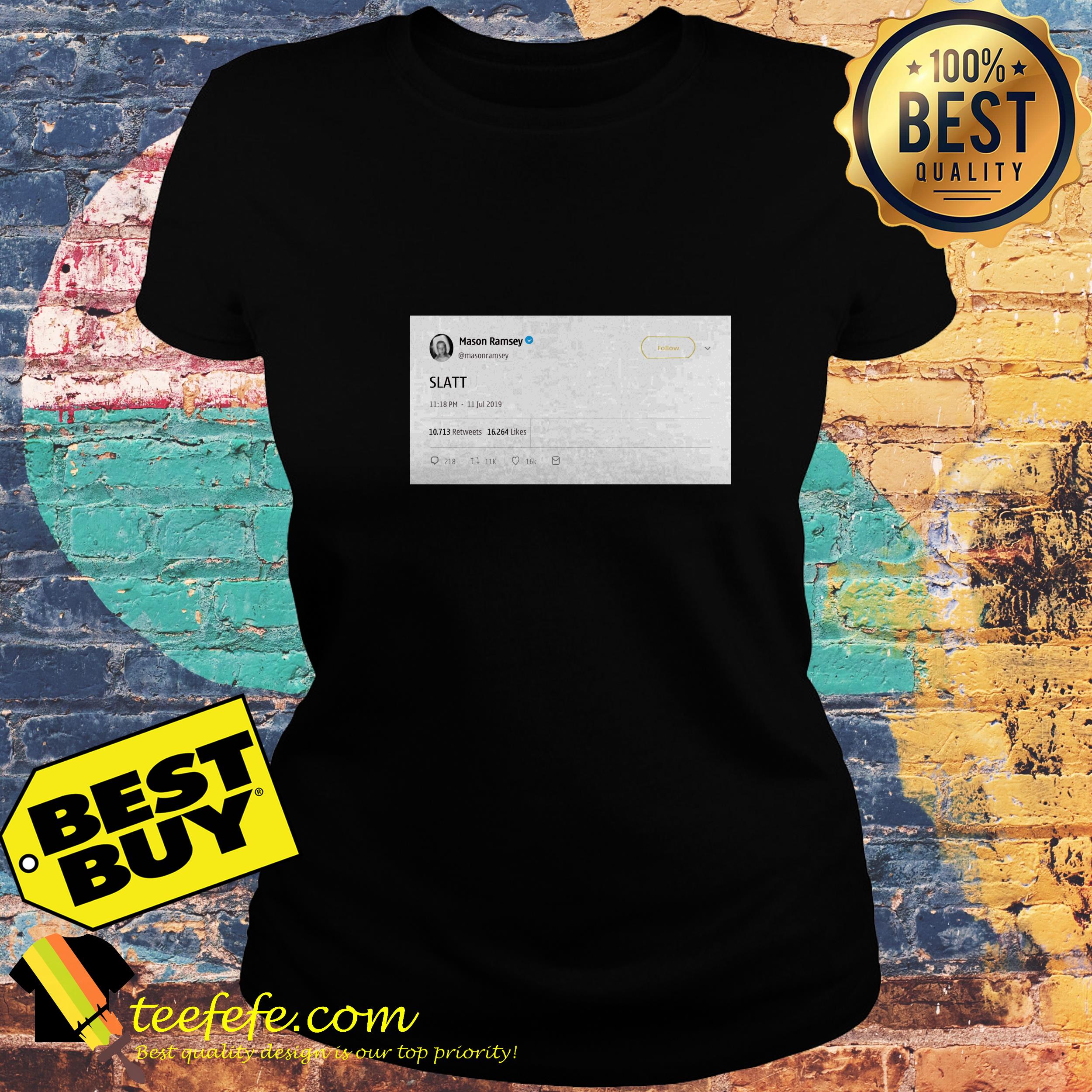 Mason Ramsey on twitter slatt ladies tee