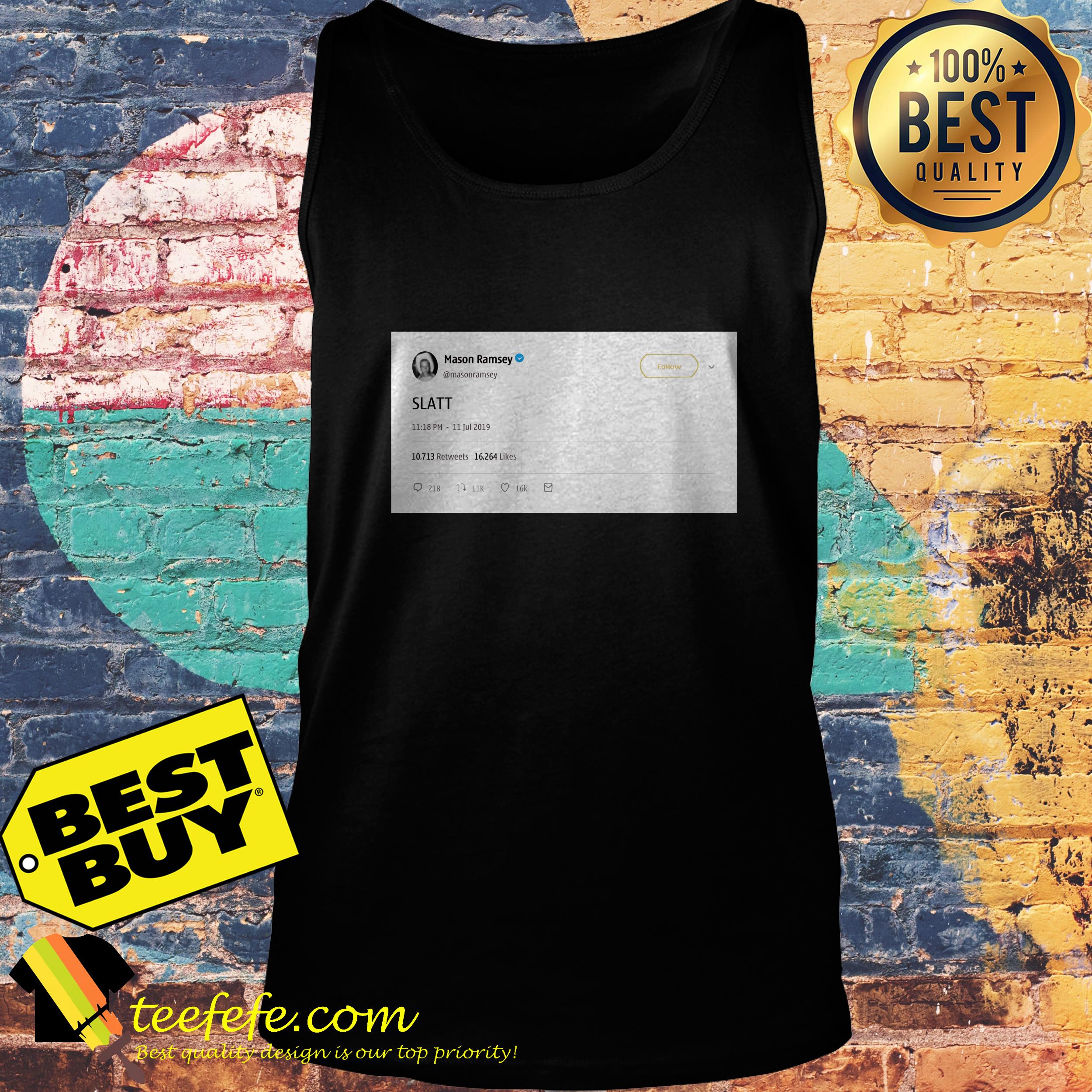 Mason Ramsey on twitter slatt tank top