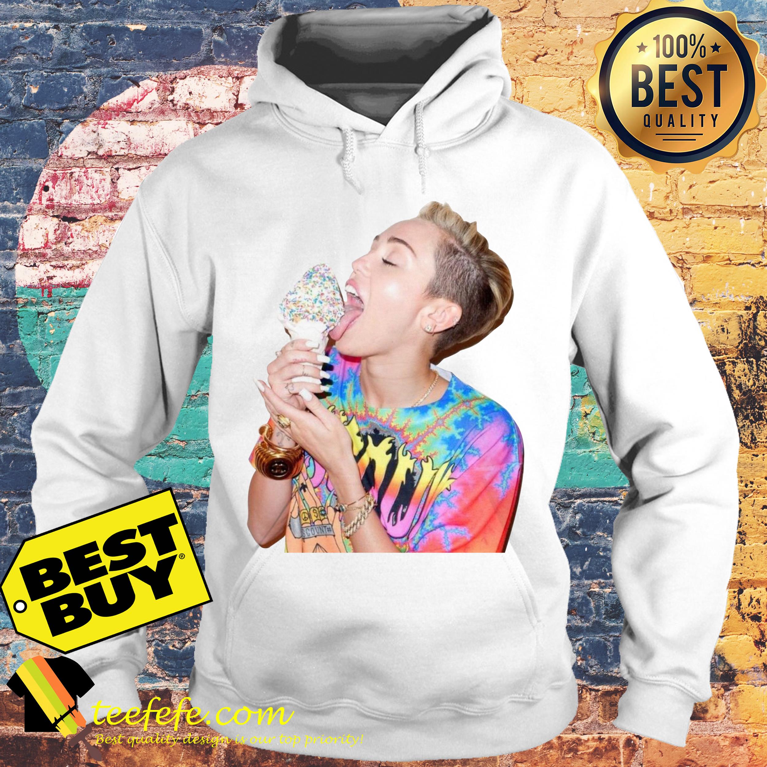 Miley Cyrus ice cream hoodie