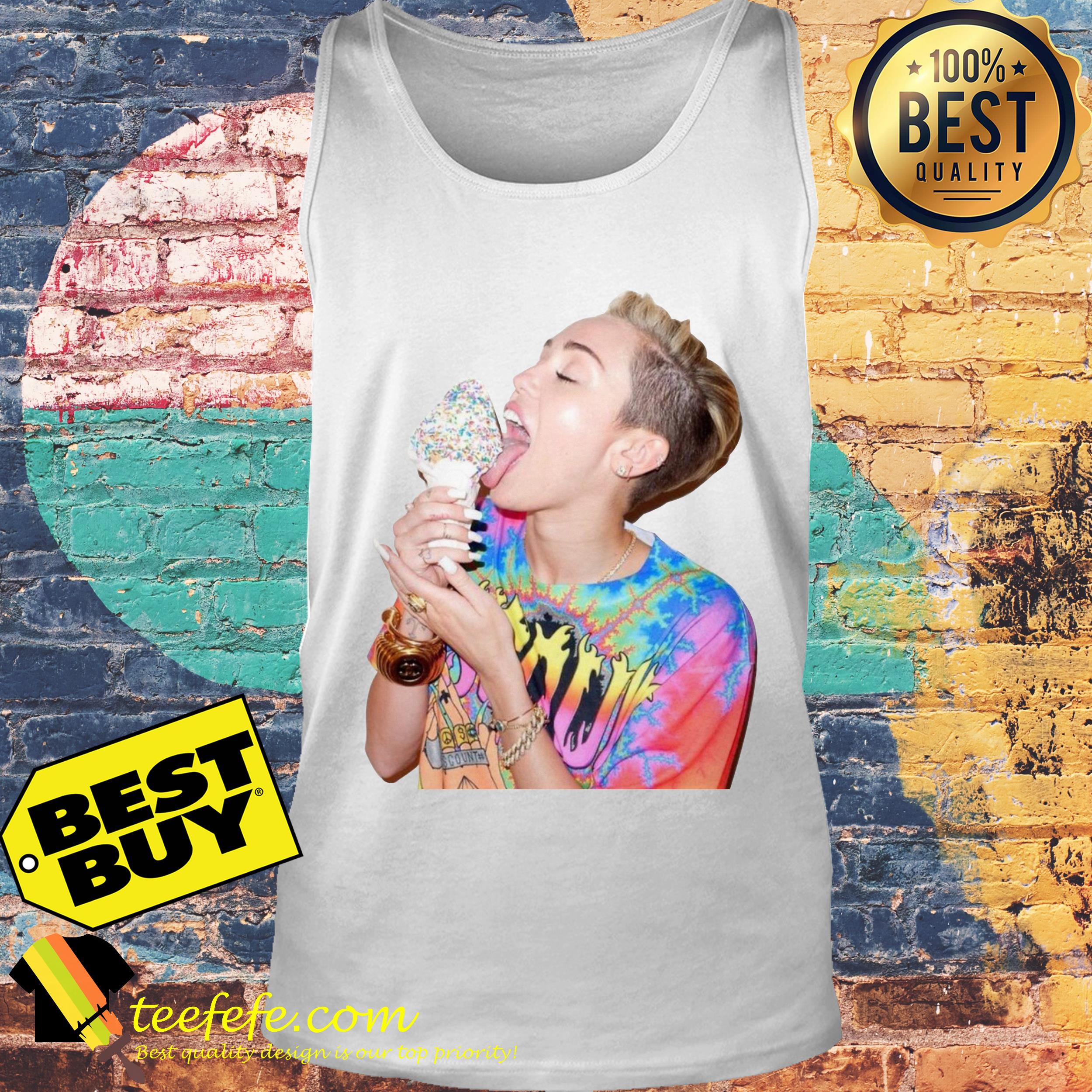 Miley Cyrus ice cream tank top