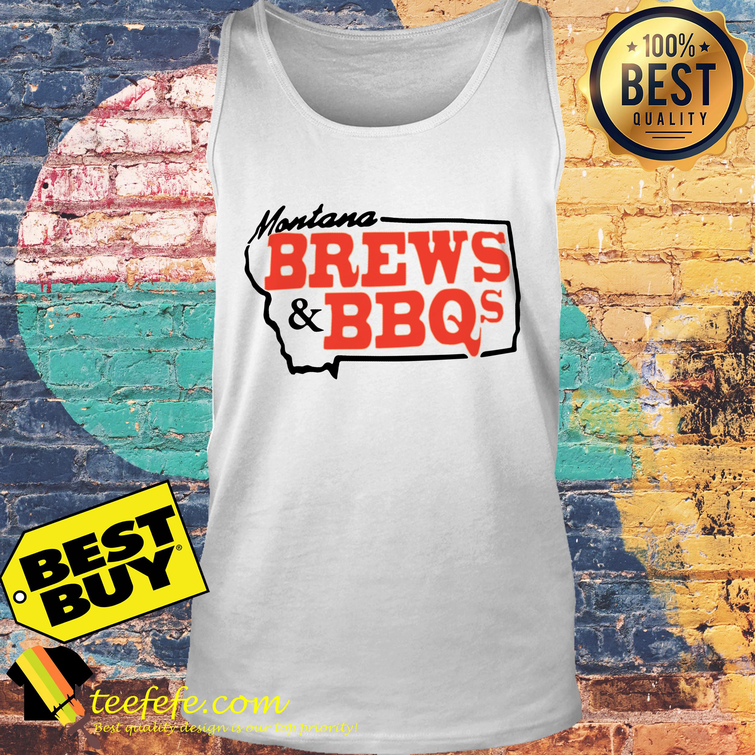 Montana brews & bbq tank top