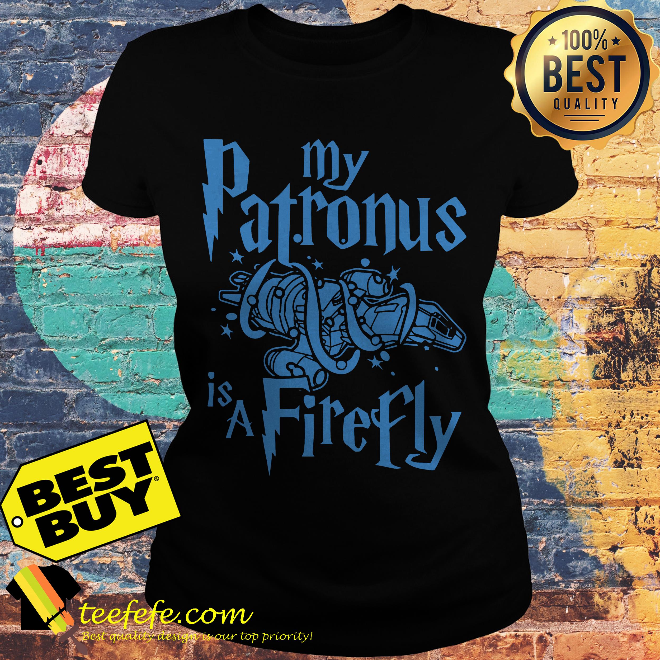My Patronus is a Firefly ladies tee