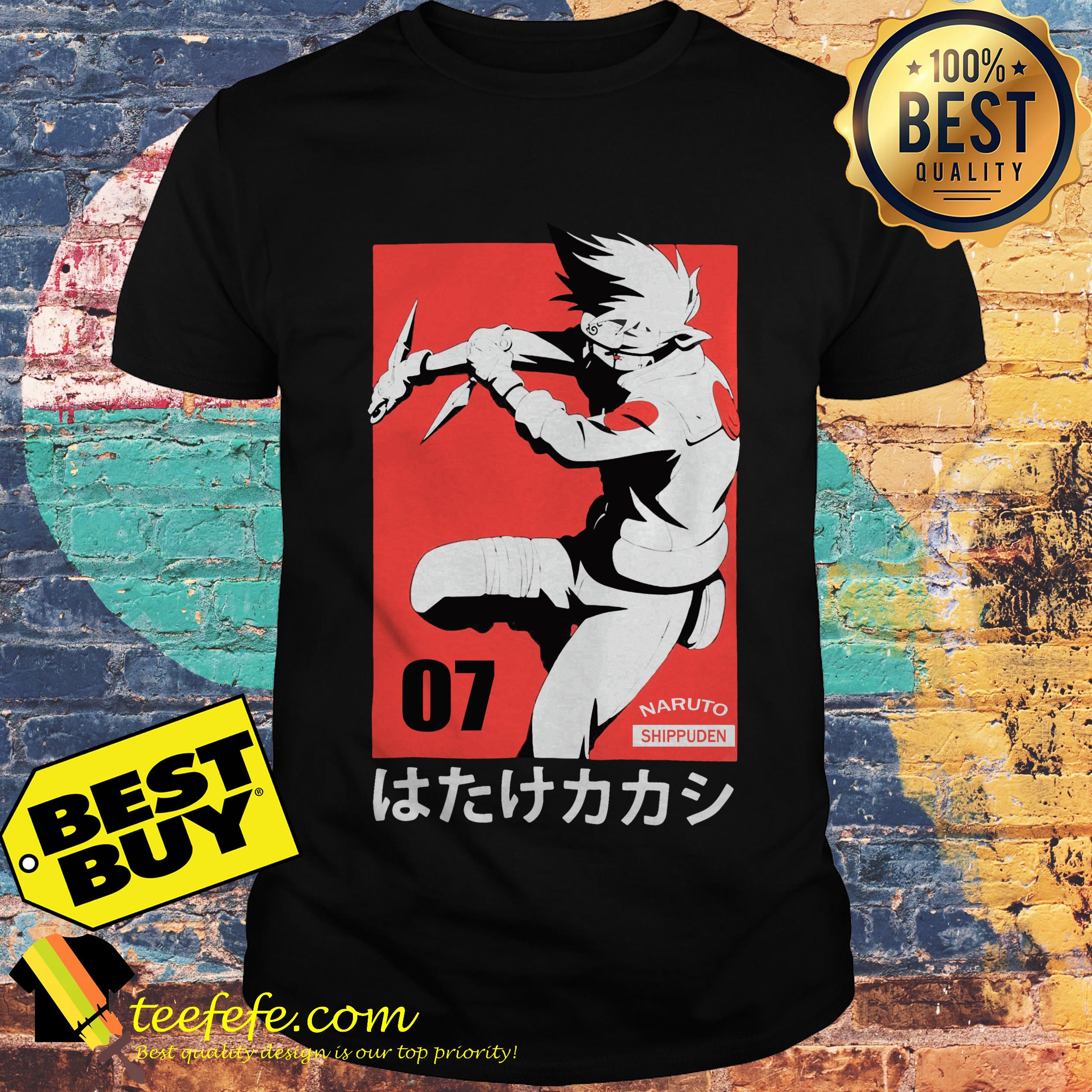 Naruto shippuden 07 Kakashi Hitake shirt