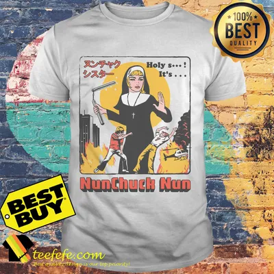 Nunchuck Nun Tarantino shirt
