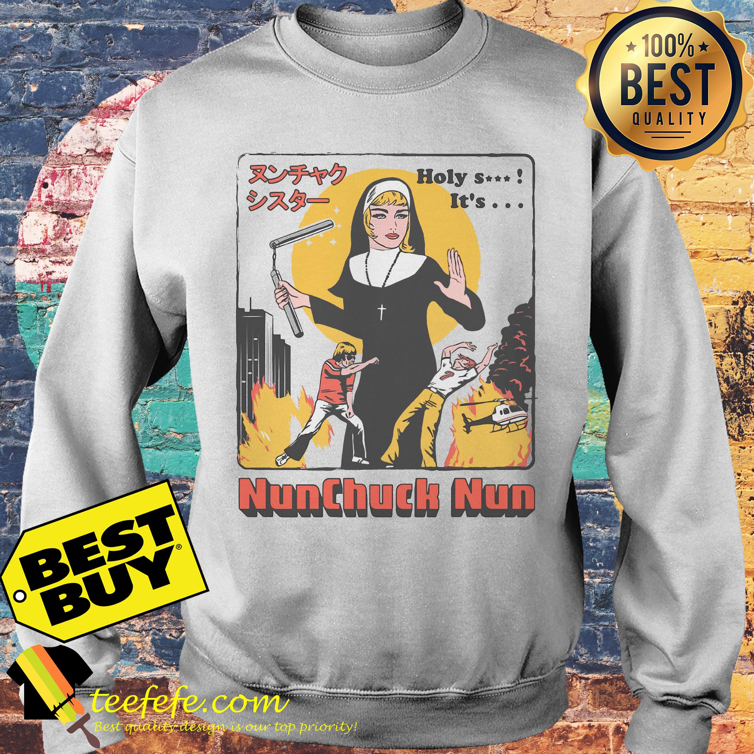 Nunchuck Nun Tarantino sweatshirt