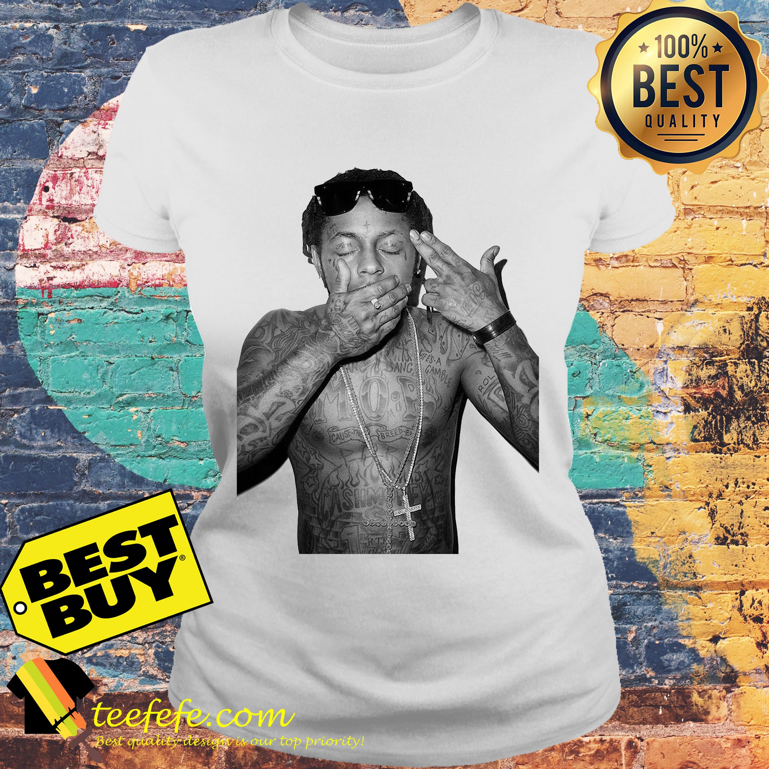 OEM lil wayne free weezy young money cd hip hop rebirth tattoo ladies tee