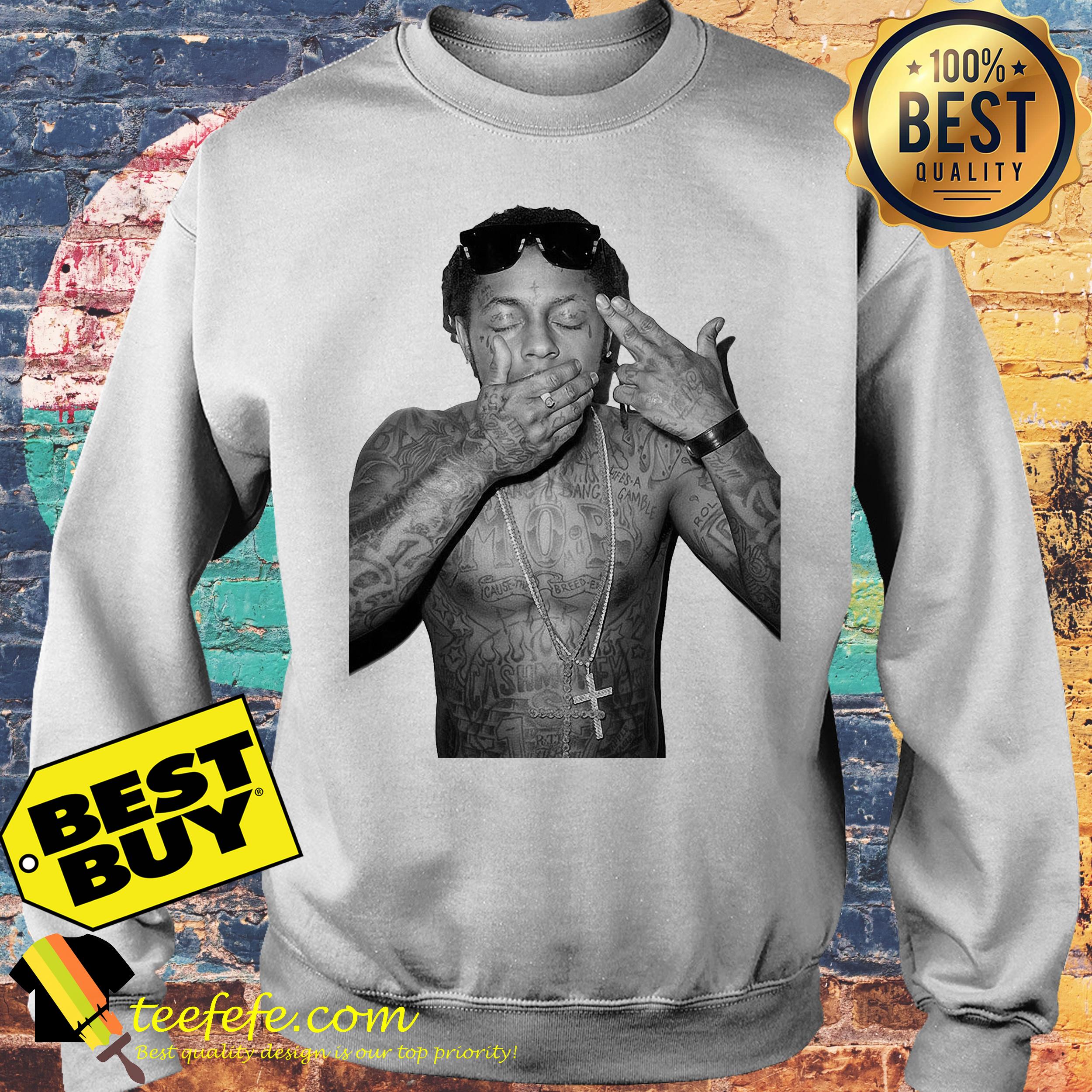 OEM lil wayne free weezy young money cd hip hop rebirth tattoo sweatShirt
