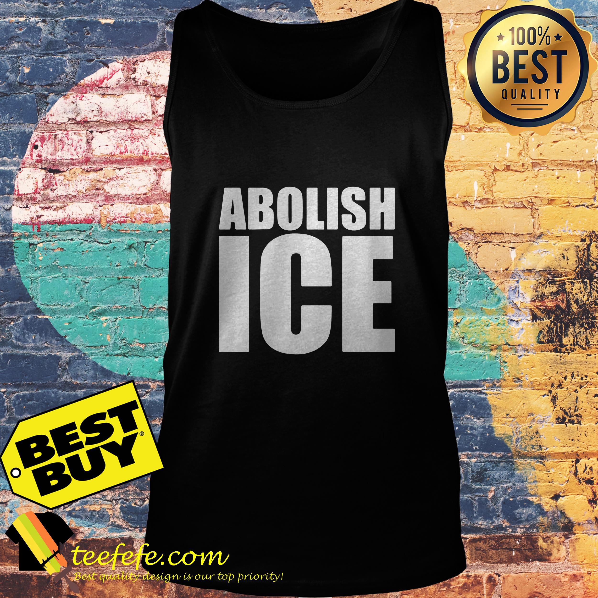 Official Abolish ice immigration tank top