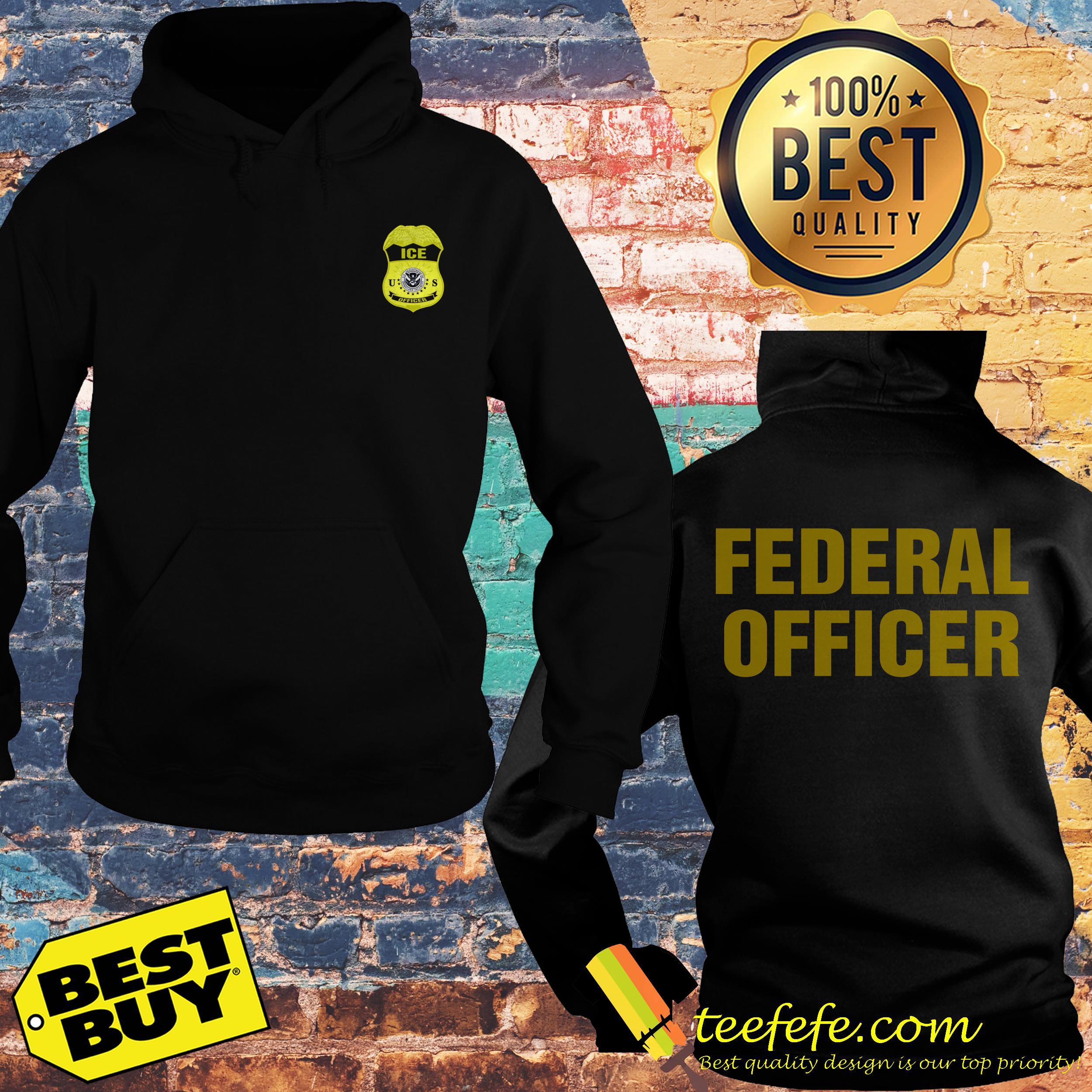 Official ice federal officer hoodie