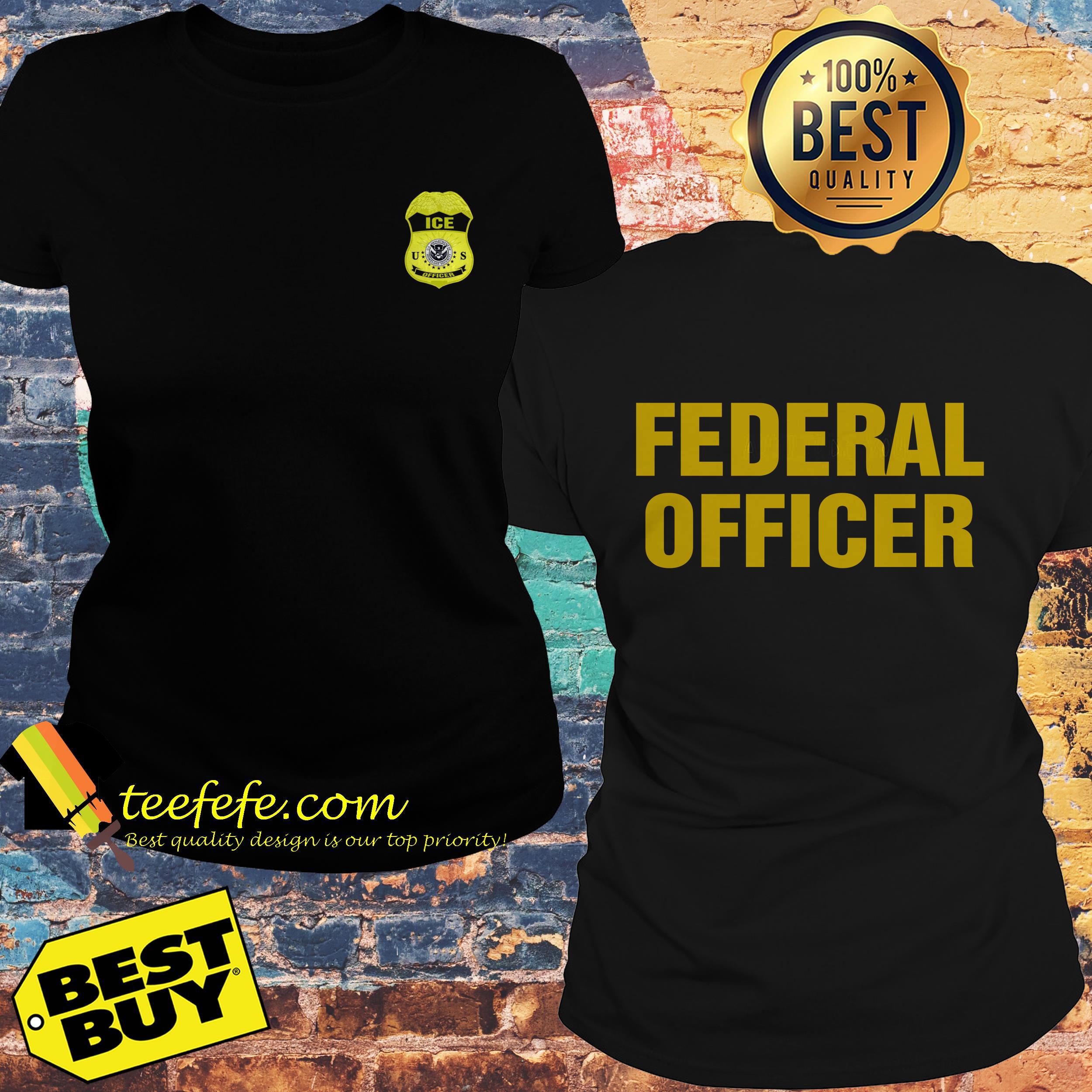 Official ice federal officer ladies tee