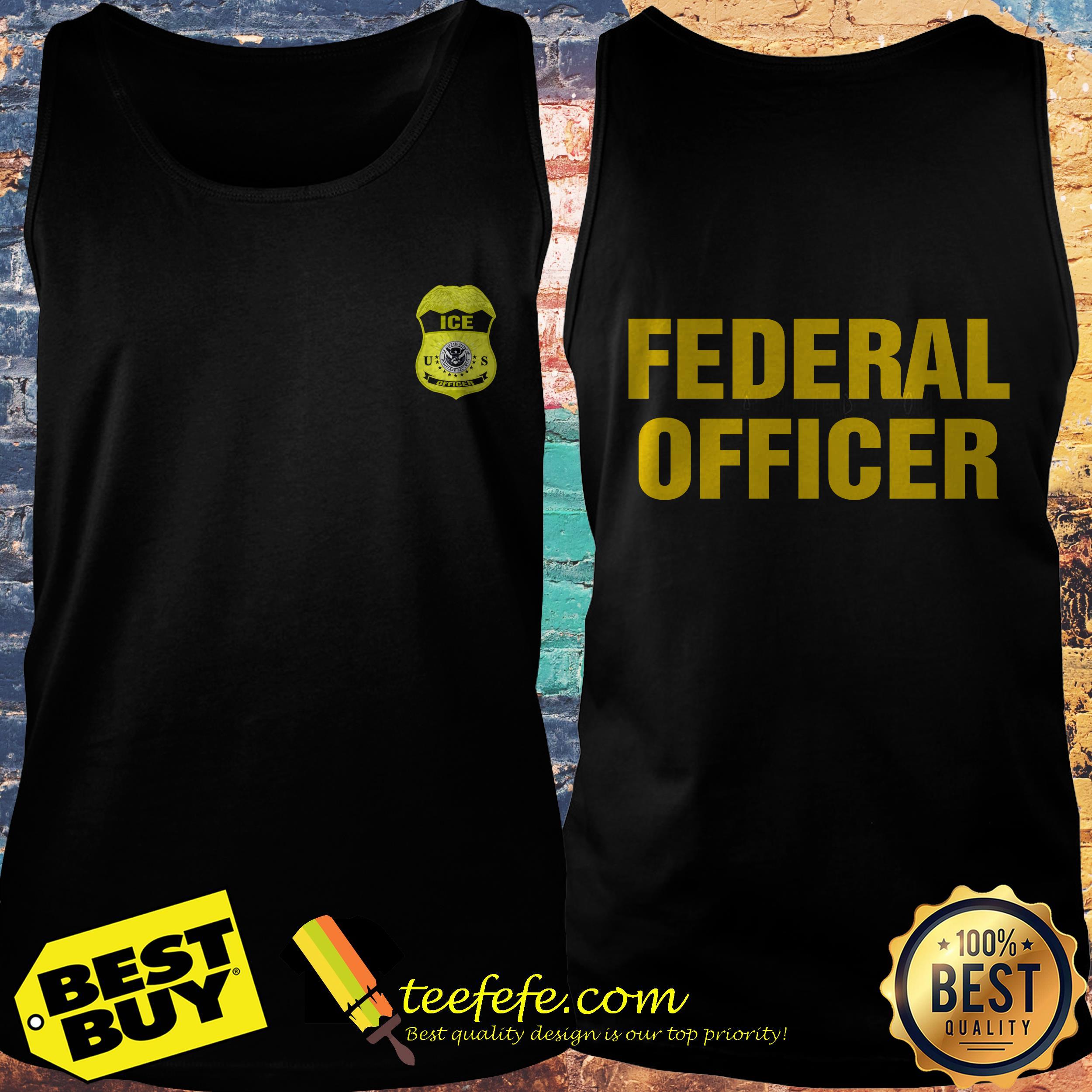 Official ice federal officer tank top
