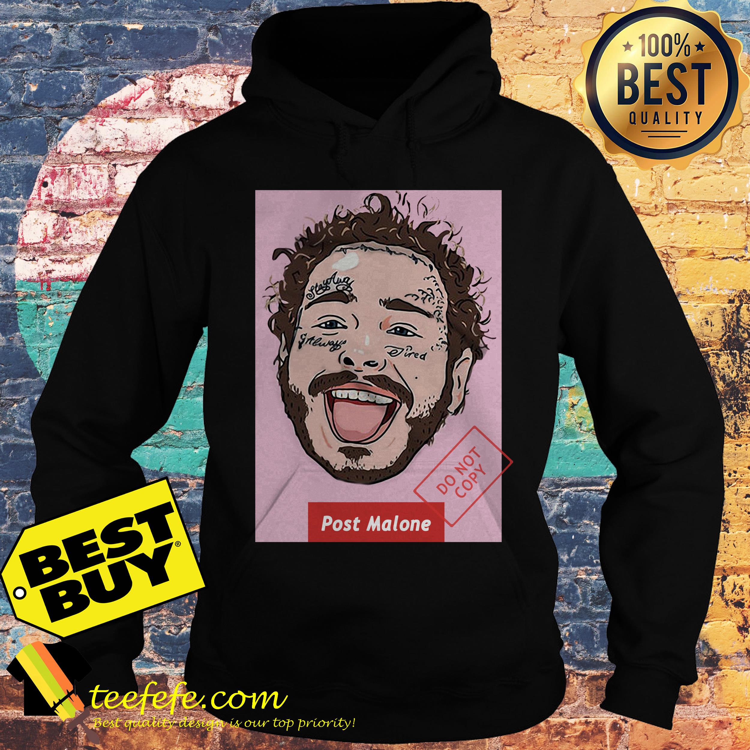 Post Malone graphic art hoodie