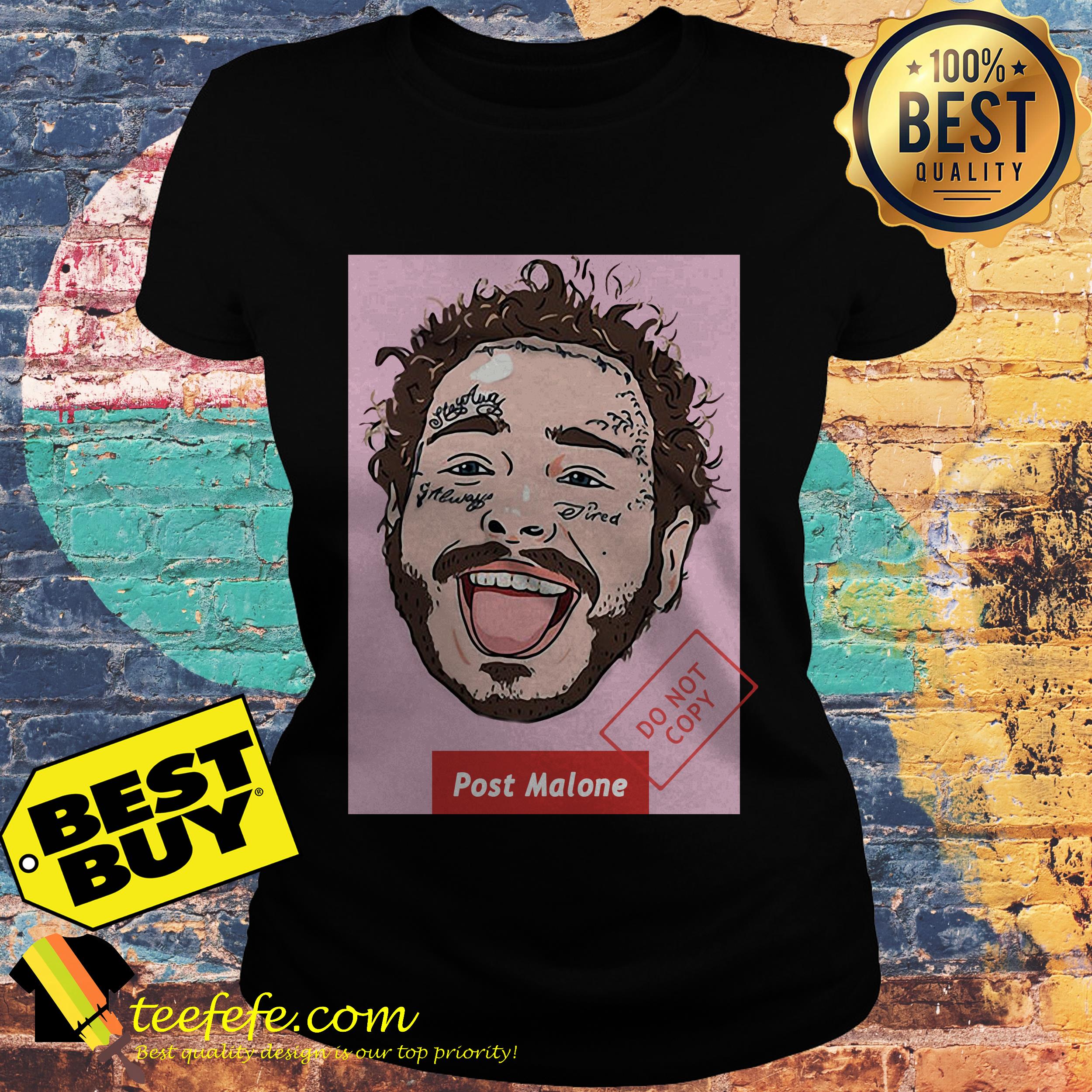 Post Malone graphic art ladies tee