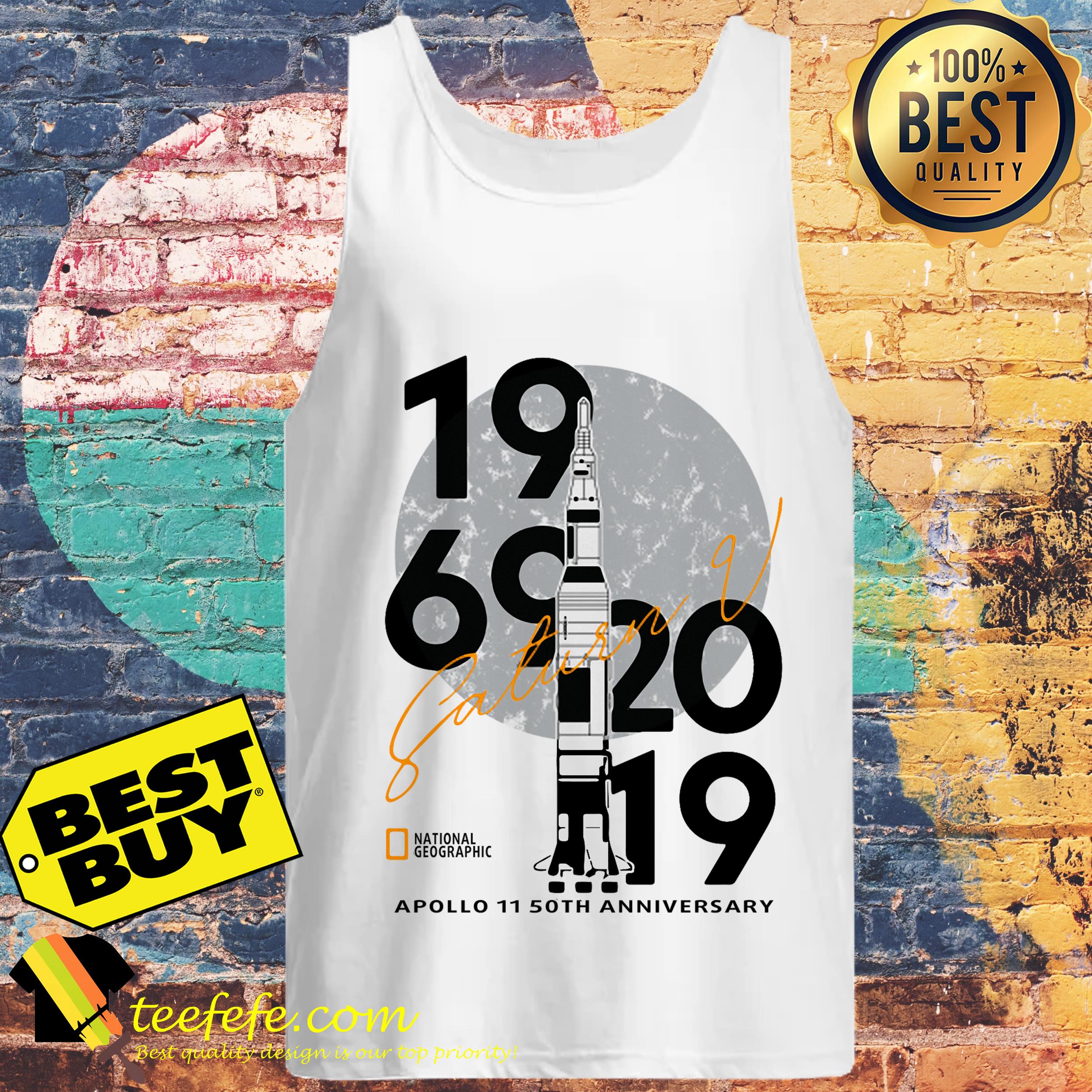 Pretty apollo 11 50th anniversary NASA saturn v rocket tank top