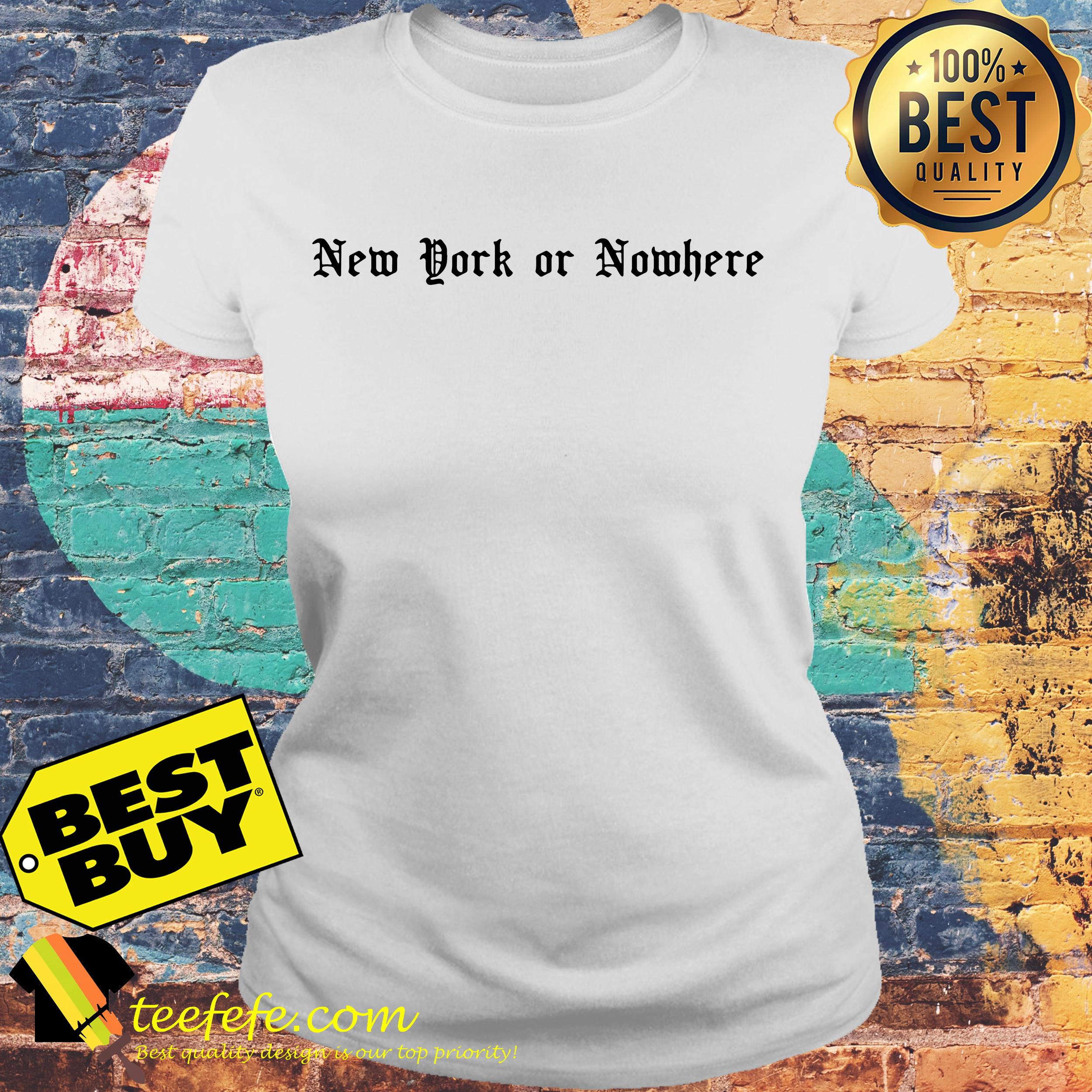 RJ Barrett New York or nowhere ladies tee