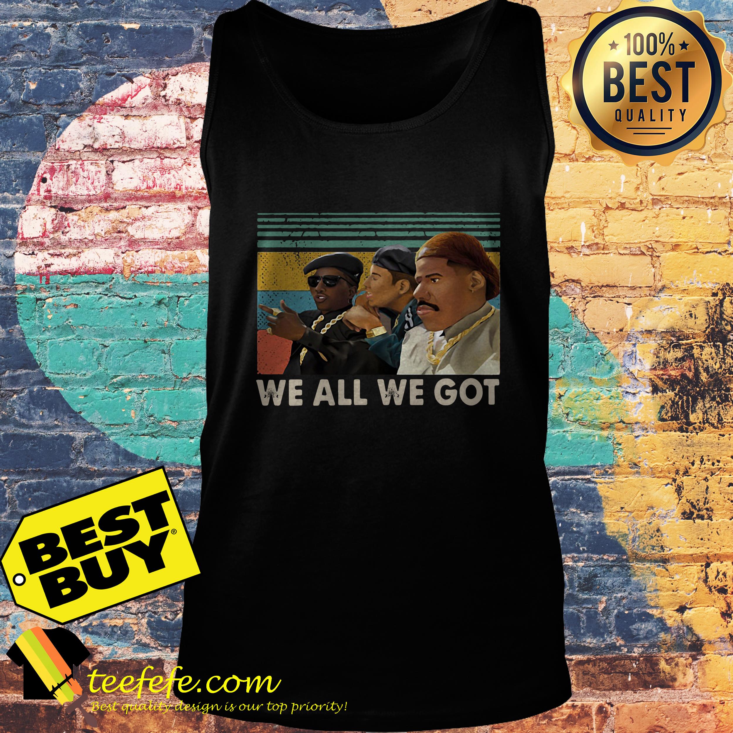 The Plan New Jack City We all we got vintage tank top